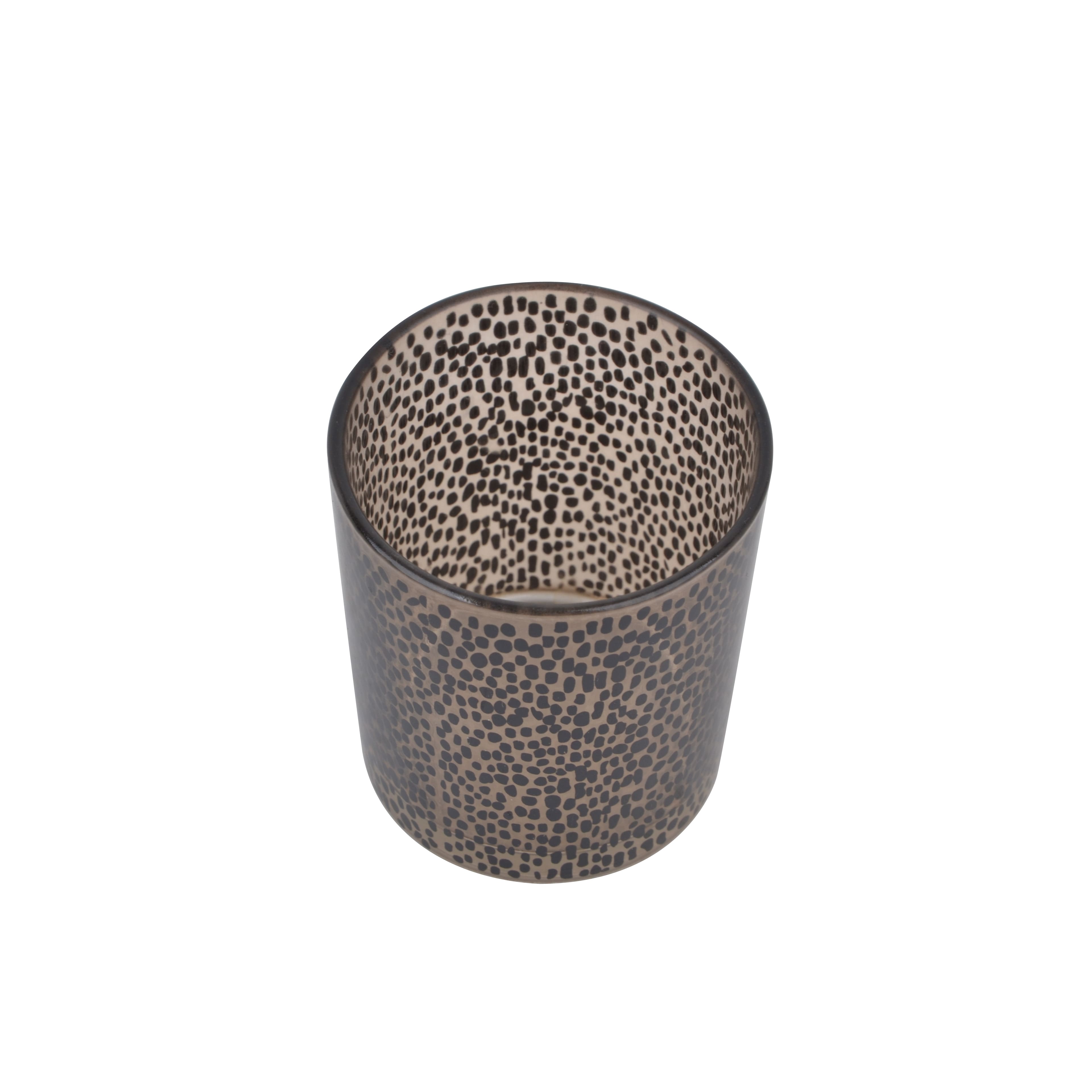 3&#x22; Cheetah Print Glass Tealight Candle Holder by Ashland&#xAE;