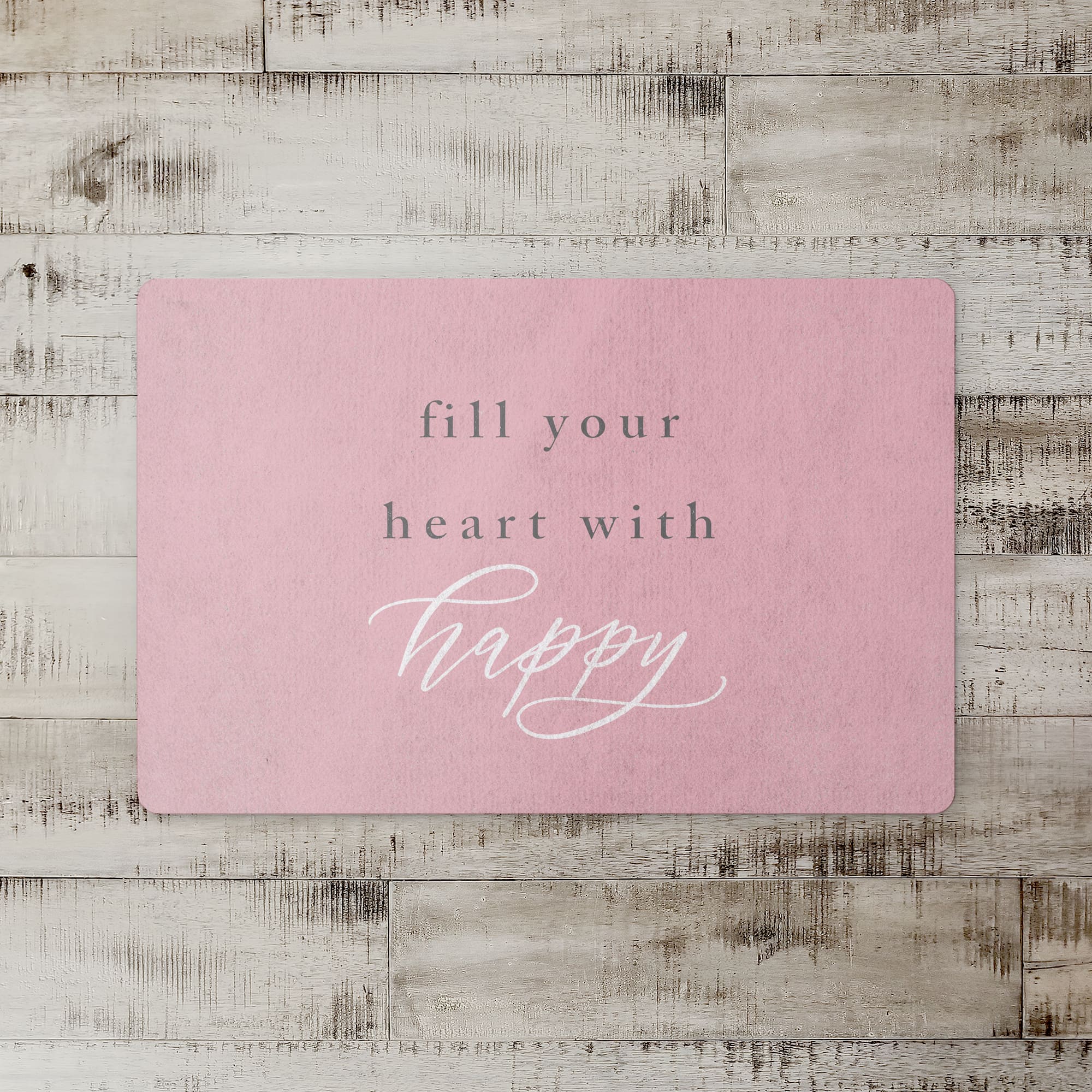 18" x 27" Fill Your Heart Floor Mat