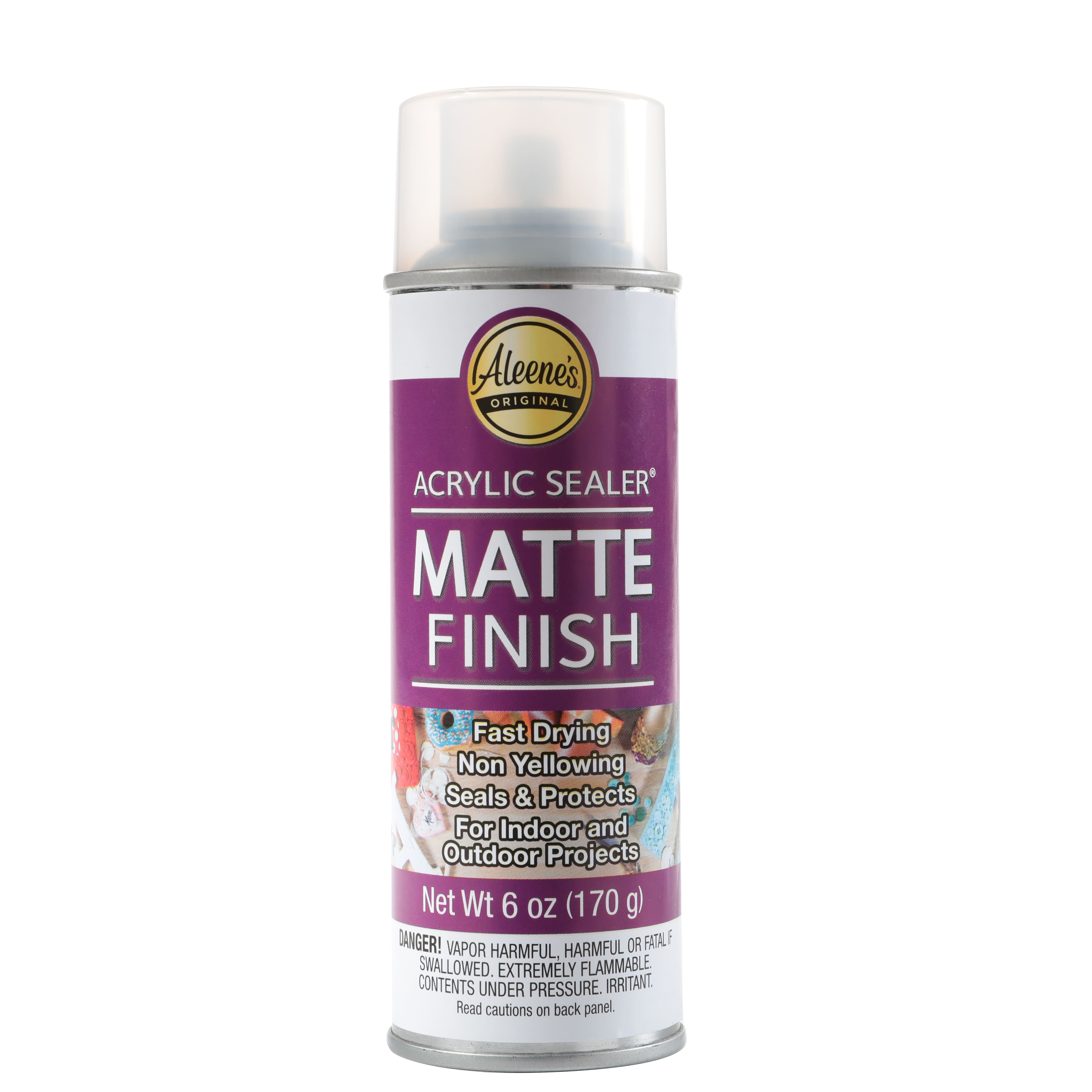 Matte Mod Podge Spray Acrylic Sealer 2 Pack, Spray Can Handles