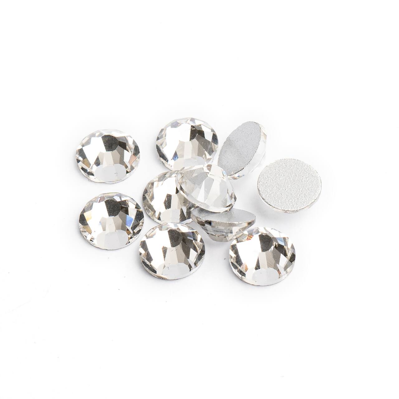 John Bead Crystal Lane SS30 Glass Round Flatback Rhinestones, 72ct ...