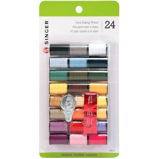SINGER® Assorted Colors Hand Sewing Thread Kit | Michaels