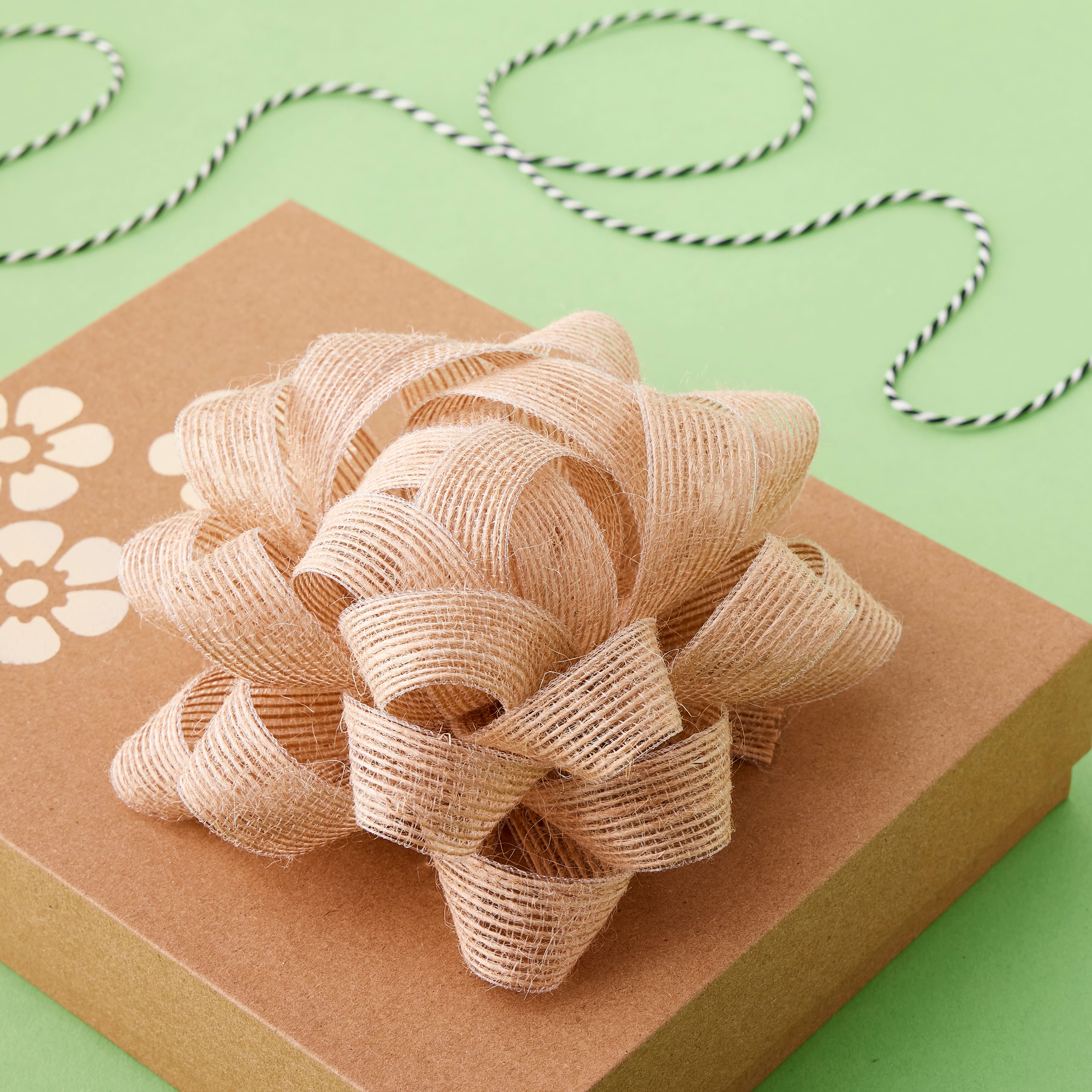 12 Pack: 5.75" Burlap Gift Bow by Celebrate It™