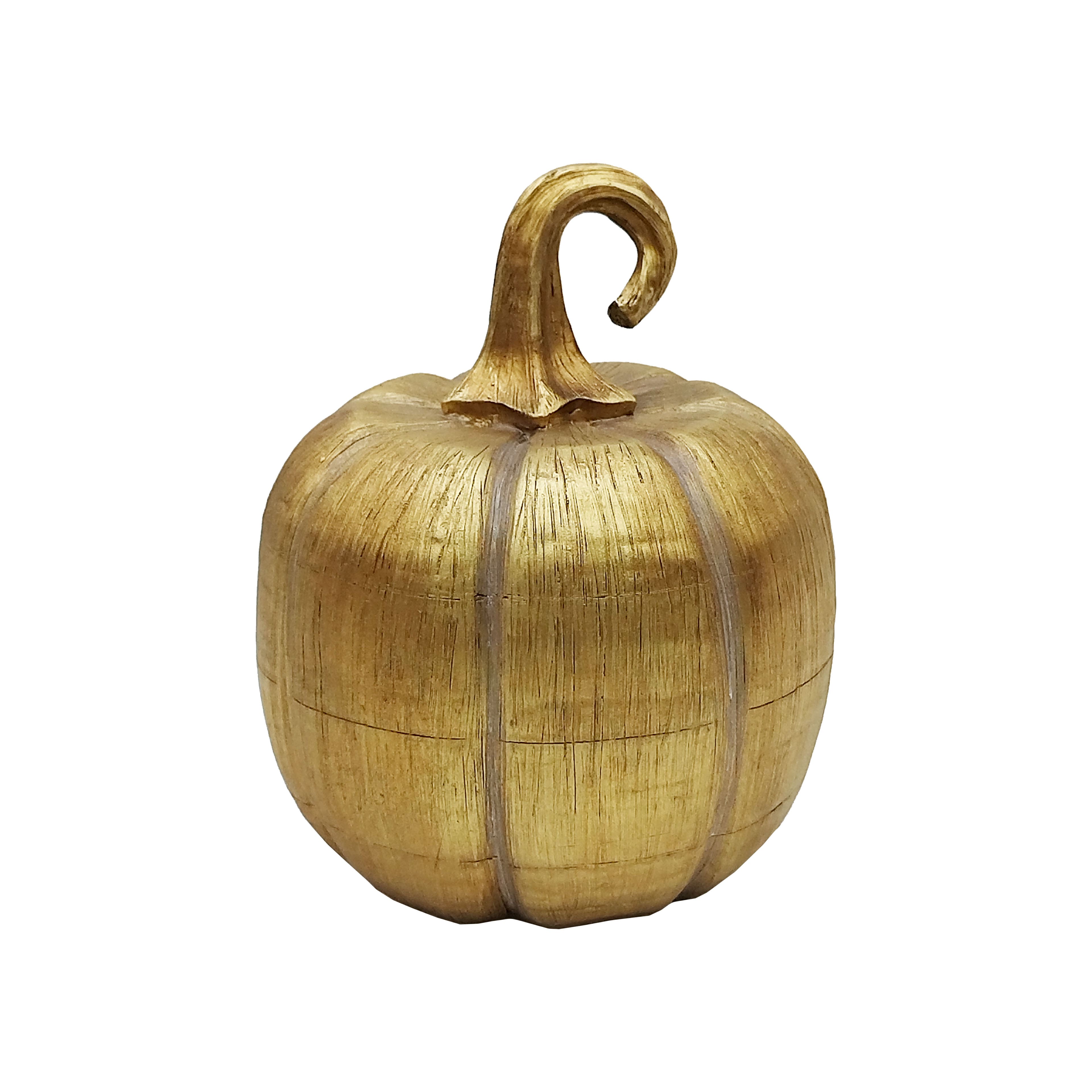 Gold Brushed Pumpkin Tabletop D&#xE9;cor by Ashland&#xAE;