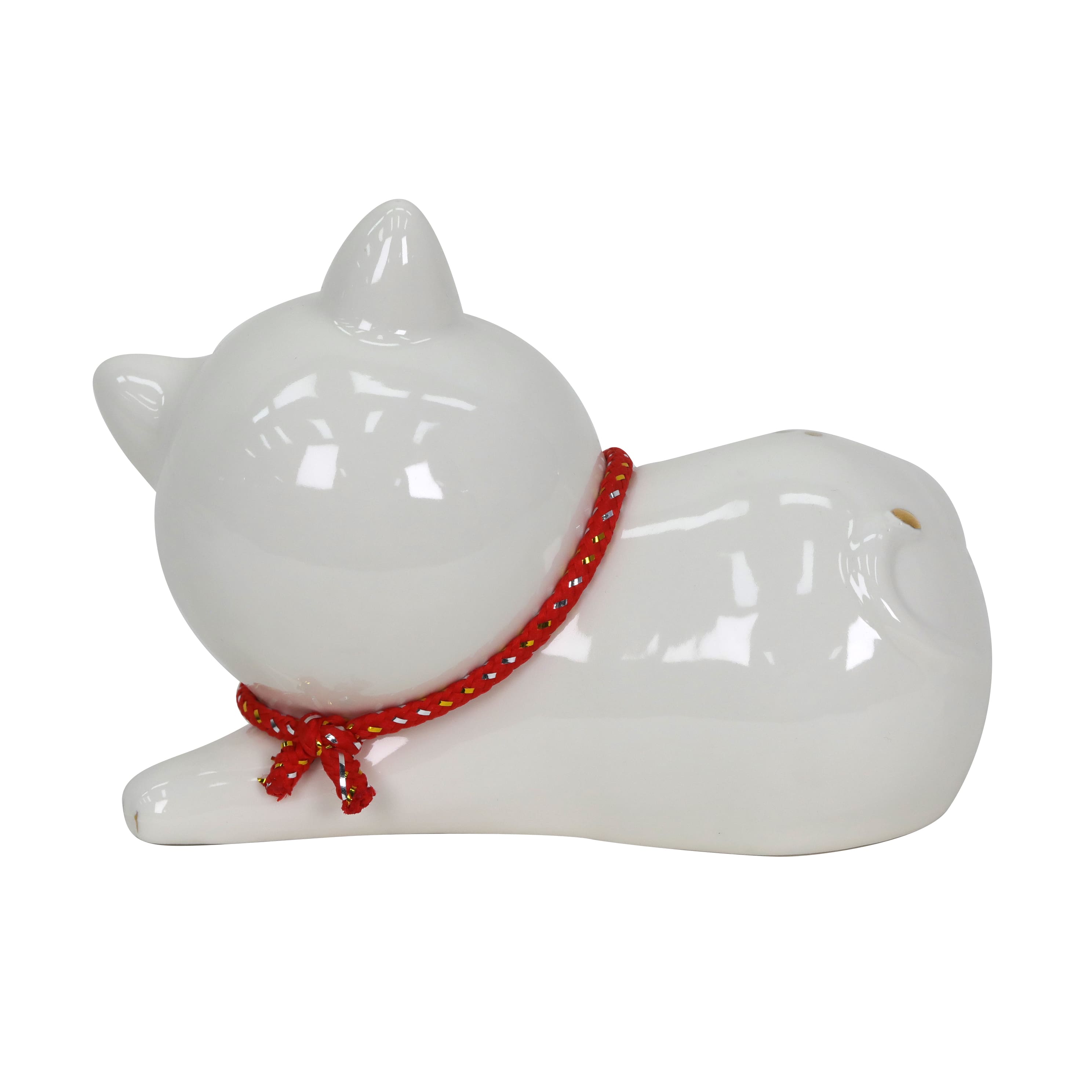 Chat porte-bonheur en c&#xE9;ramique d&#xE9;coratif de table de 17 cm d&#x27;Ashland