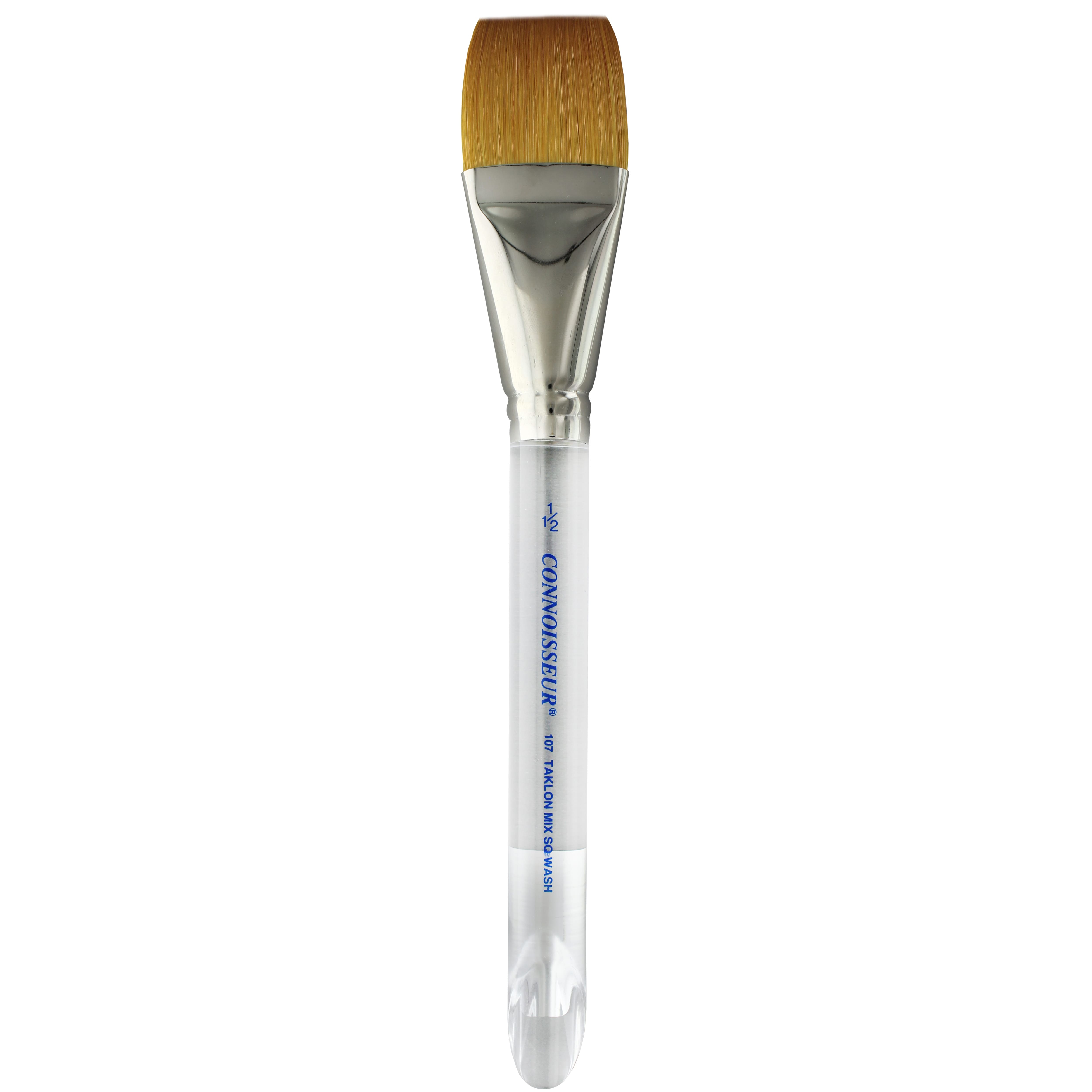 Connoisseur® Gold Taklon Short Handle Watercolor Flat Brush Paint | 1.5 in | Michaels®