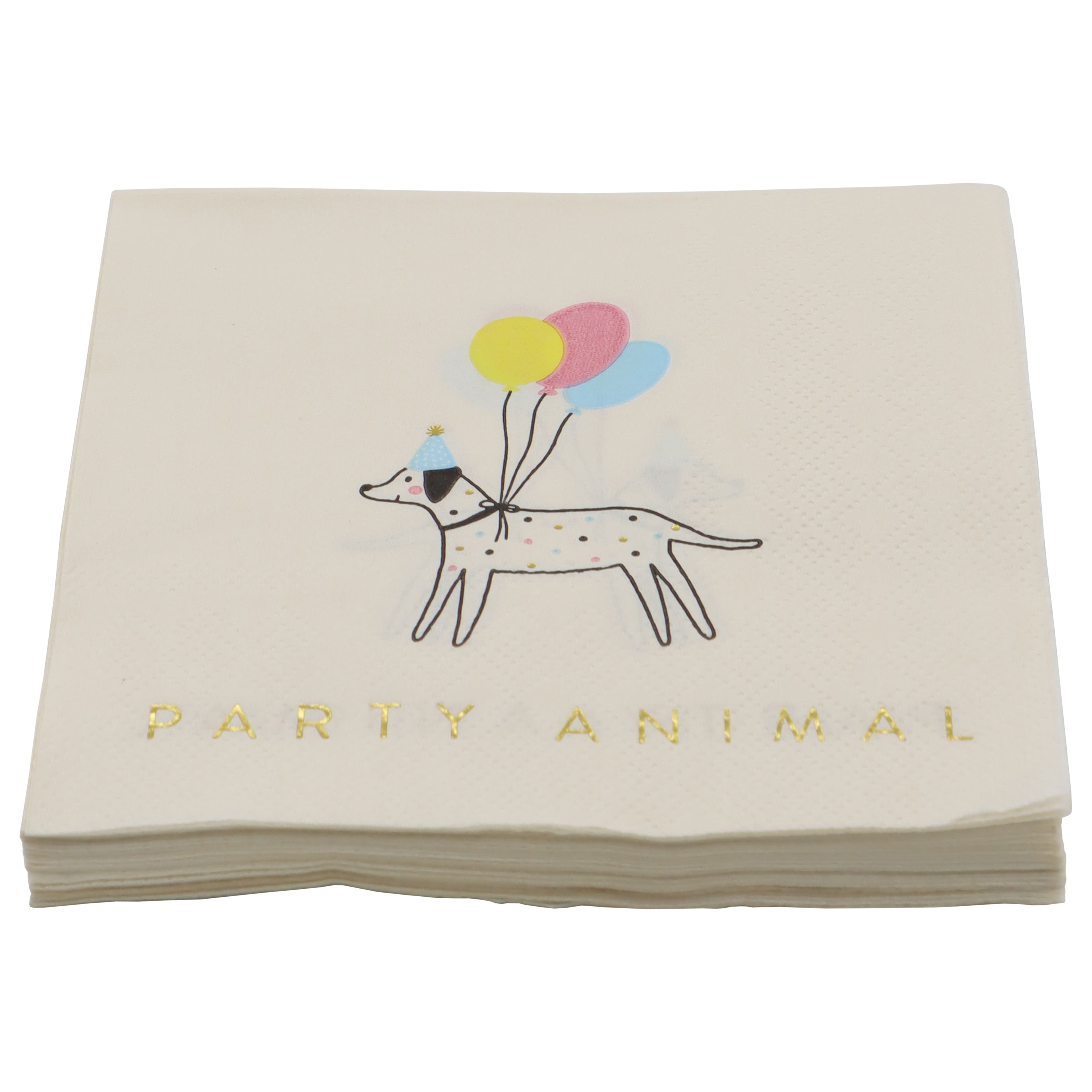 Party Animal Beverage Napkins, 20ct. by Celebrate It&#x2122;