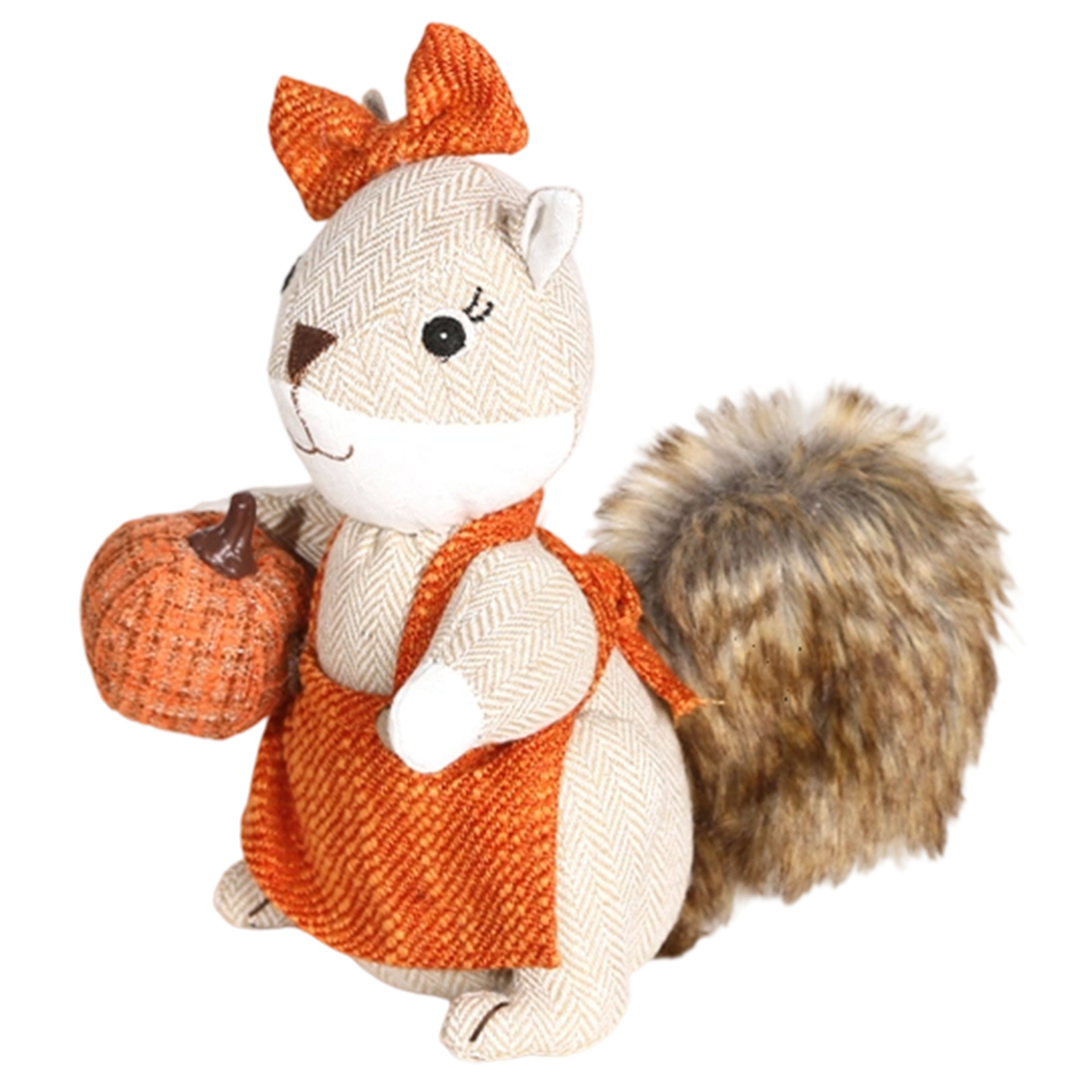 9.5&#x22; Fall Girl Squirrel Tabletop D&#xE9;cor by Ashland&#xAE;