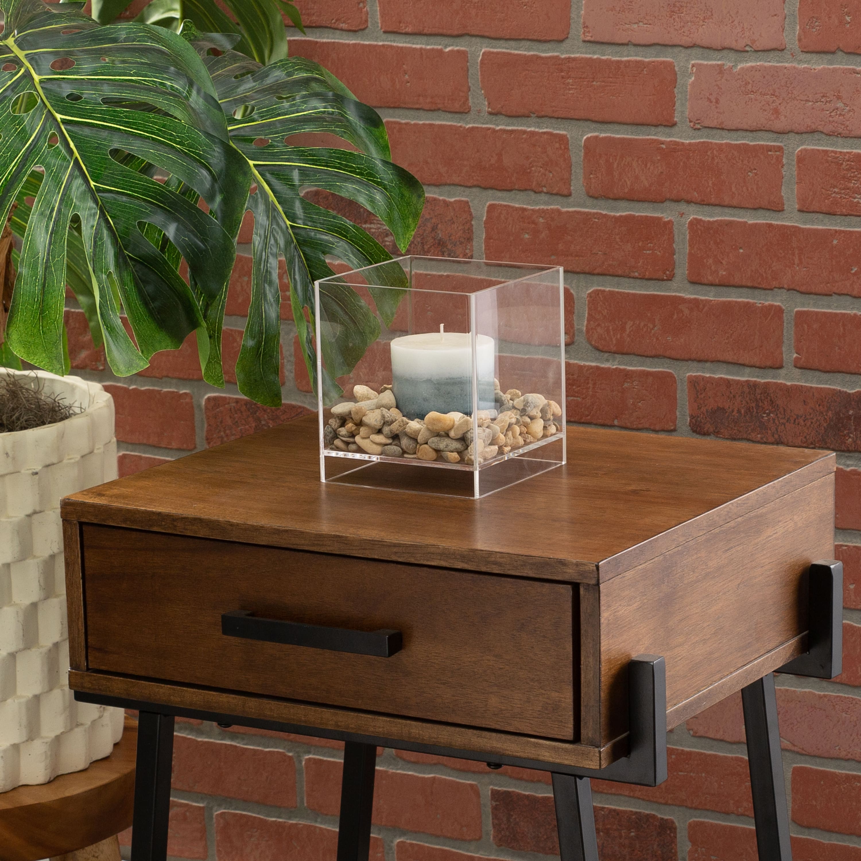 Organize It All 6" Multipurpose Clear Acrylic Cube