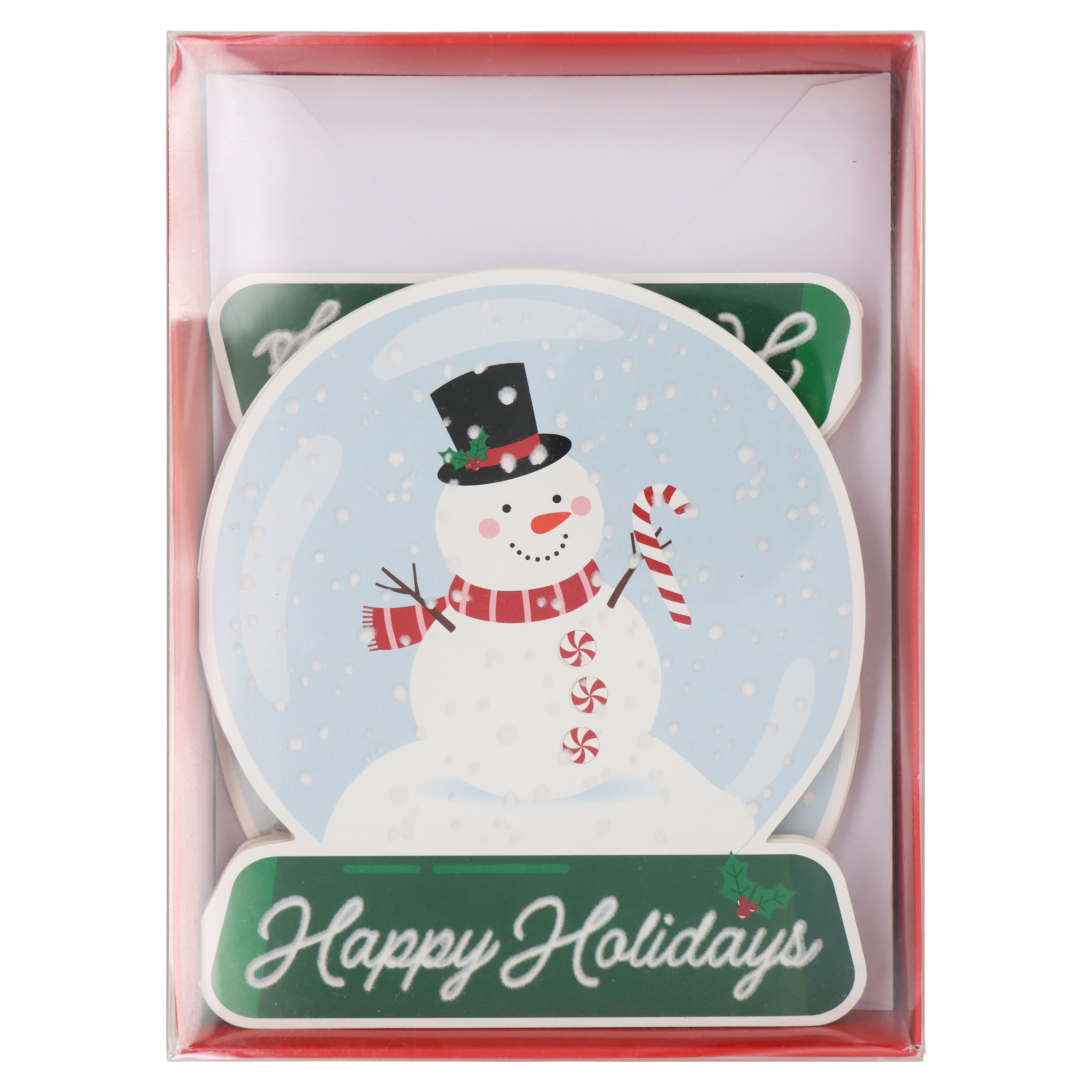Flocked Snow Globe Card & Envelope Set by Recollections™