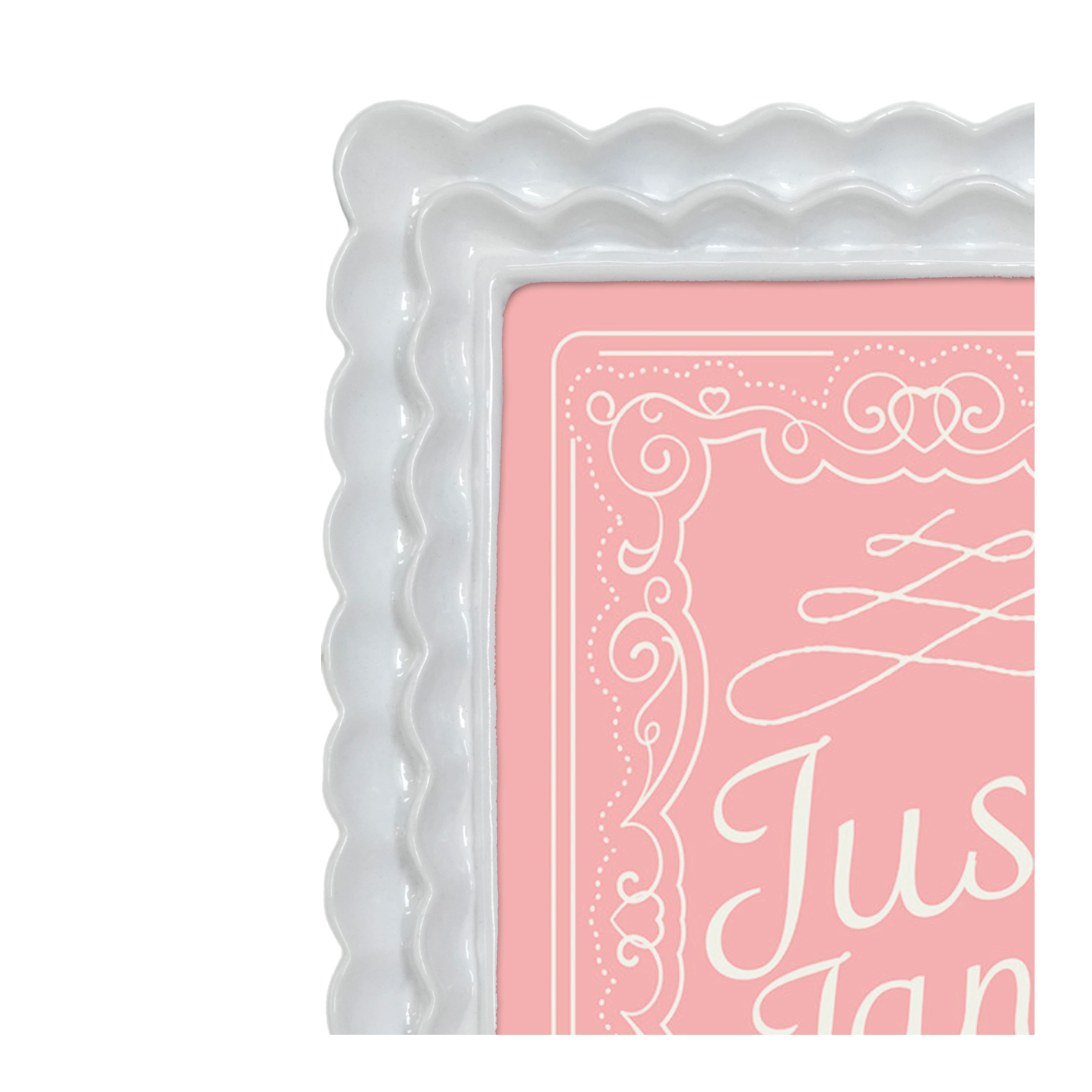 Just Jane 4&#x22; x 6&#x22; Layered Wave Frame by Studio D&#xE9;cor&#xAE;