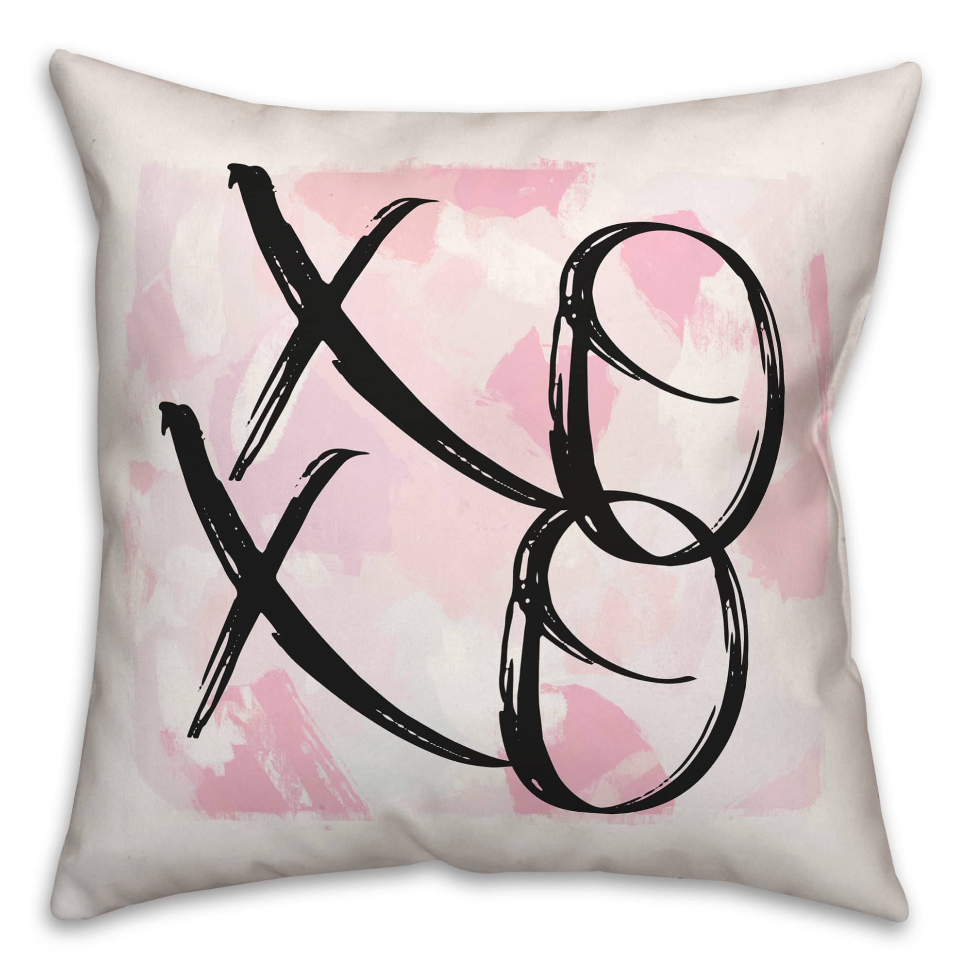 XOXO Swatches Throw Pillow