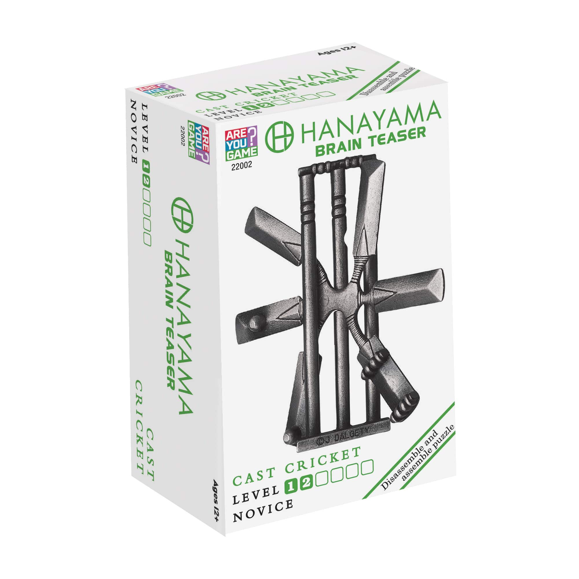 Hanayama Level 2 Cast Cricket Puzzle