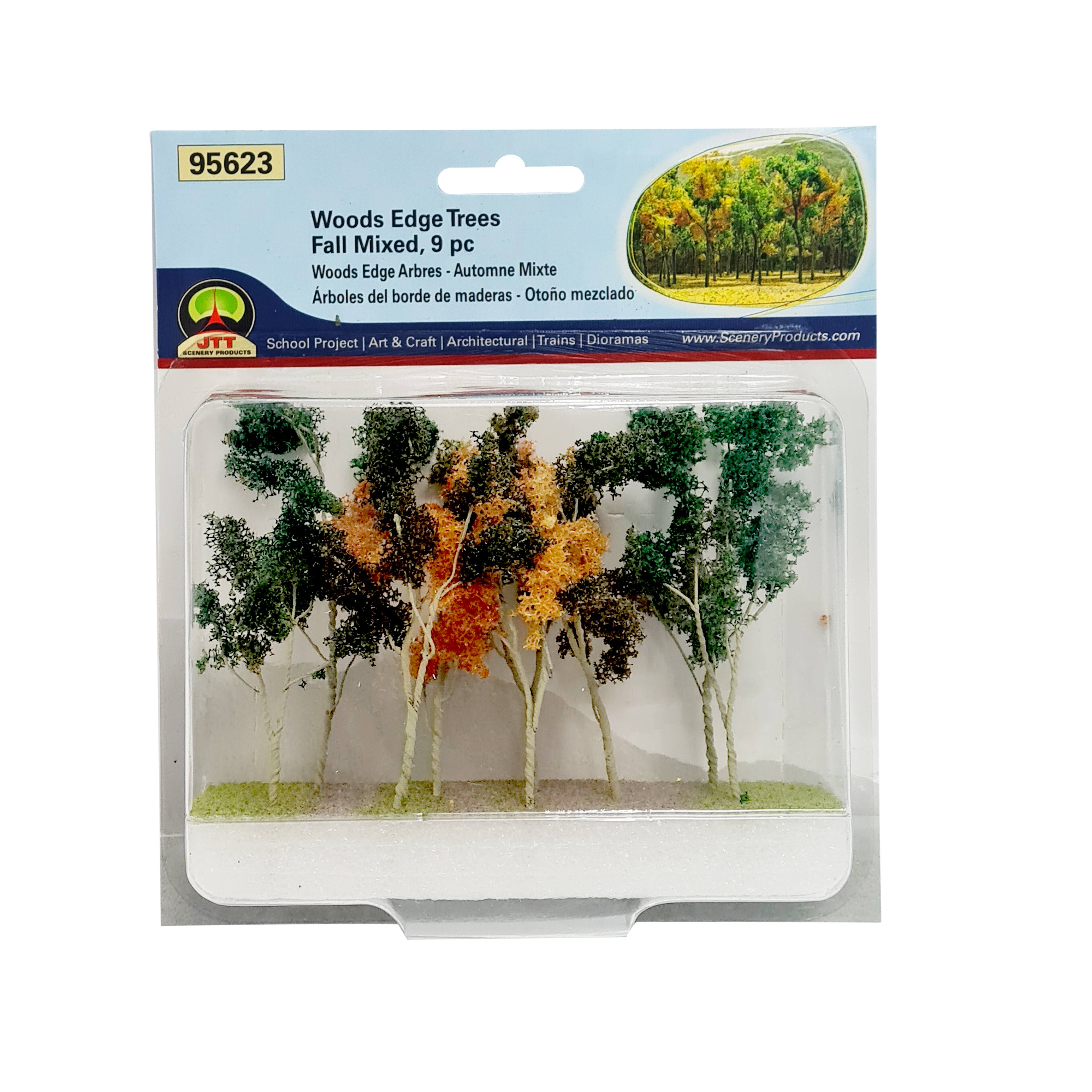 JTT Scenery Products Mini Fall Mixed Woods Edge Trees