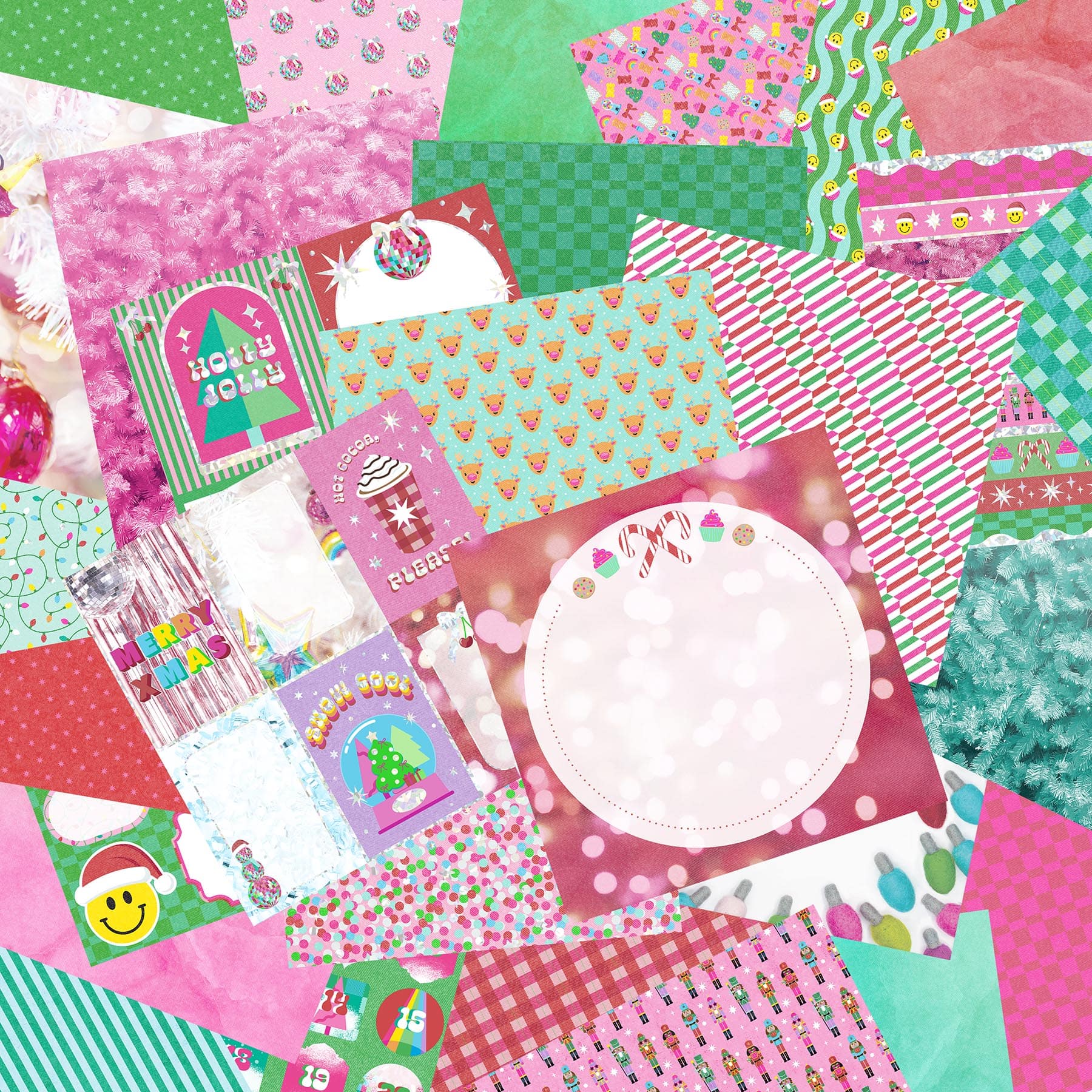 12&#x22; x 12&#x22; Merry Maximus Paper Pad by Recollections&#x2122;