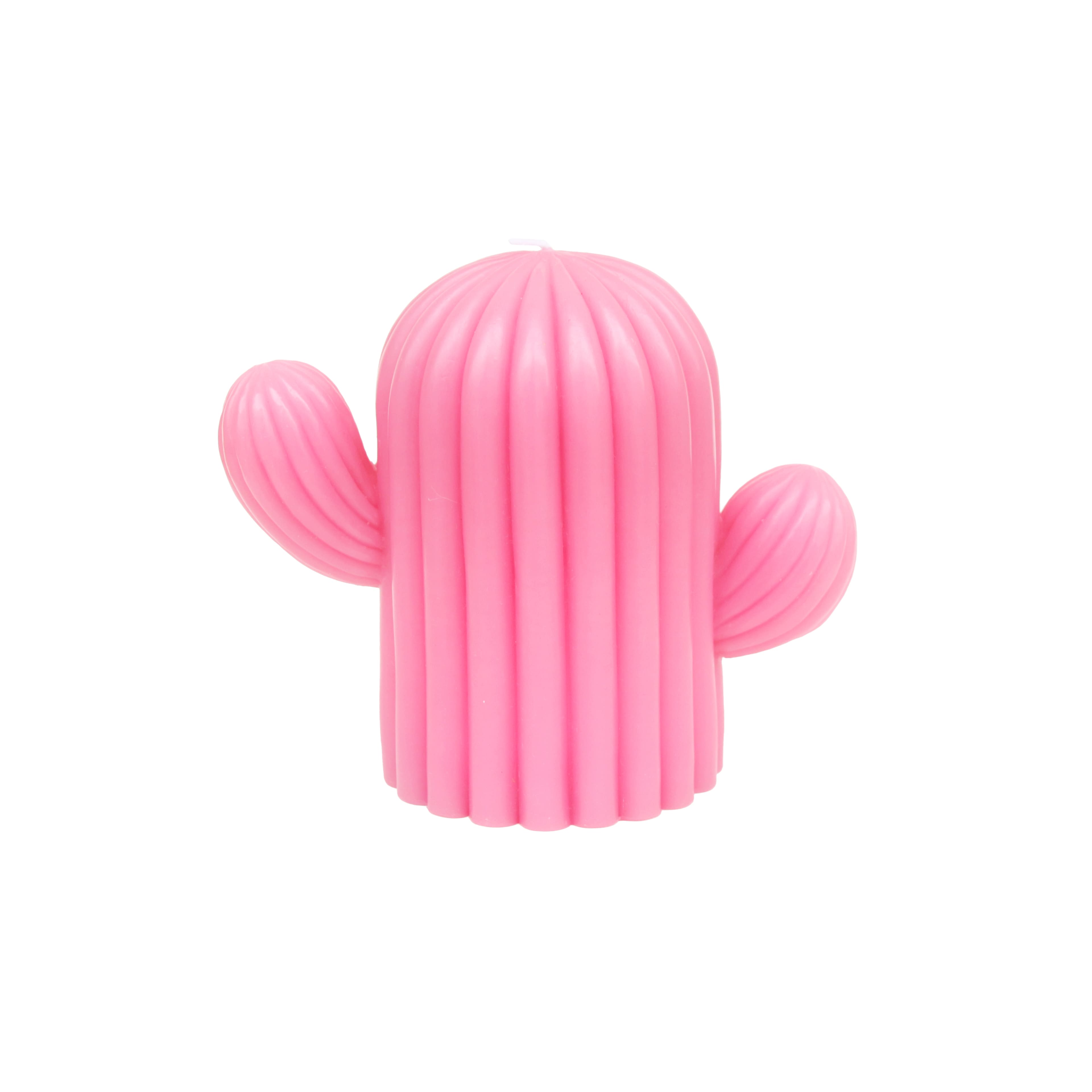 5&#x22; Pink Cactus Unscented Candle by Ashland&#xAE;