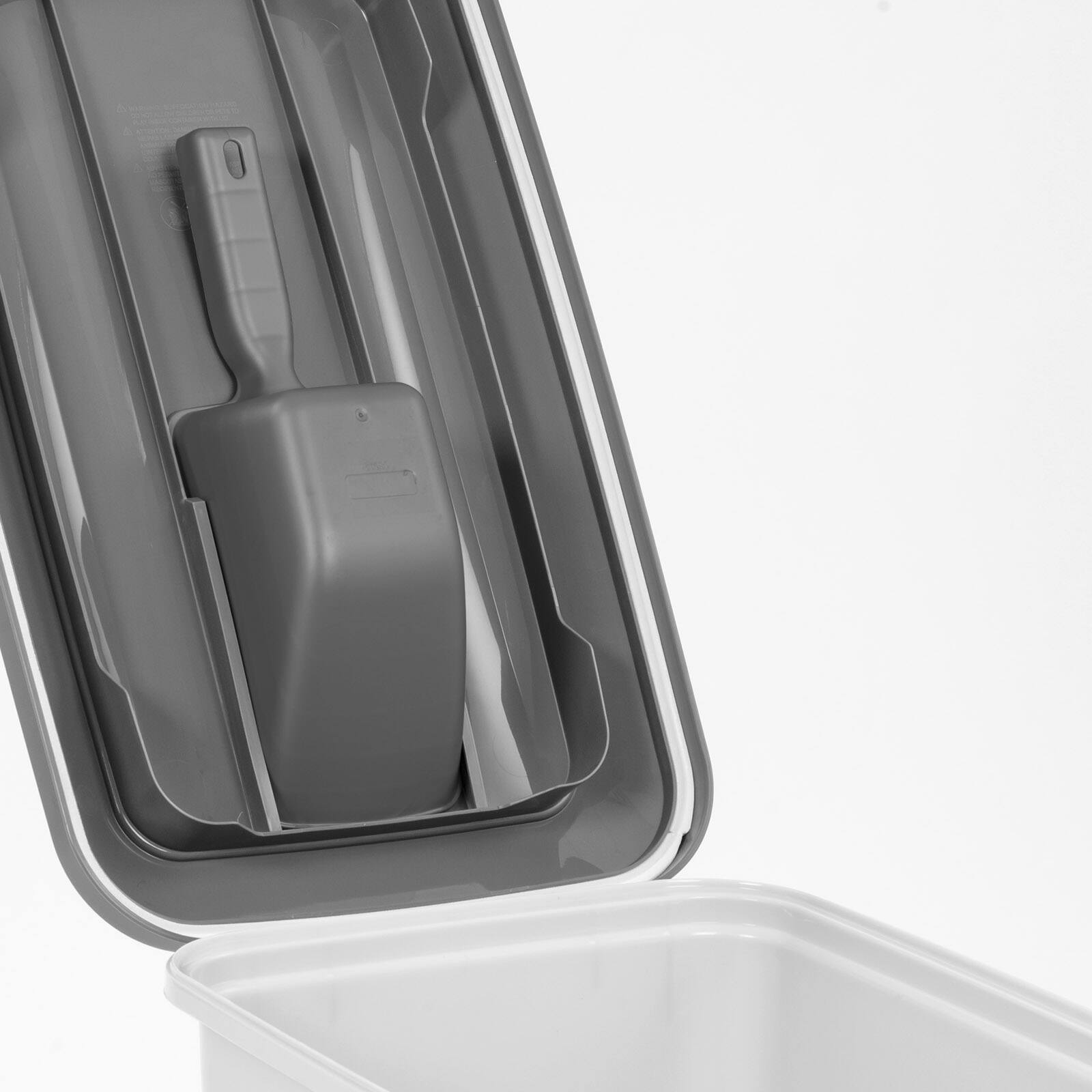 Iris® 41 lbs. Airtight Pet Food Container with Scoop, Gray