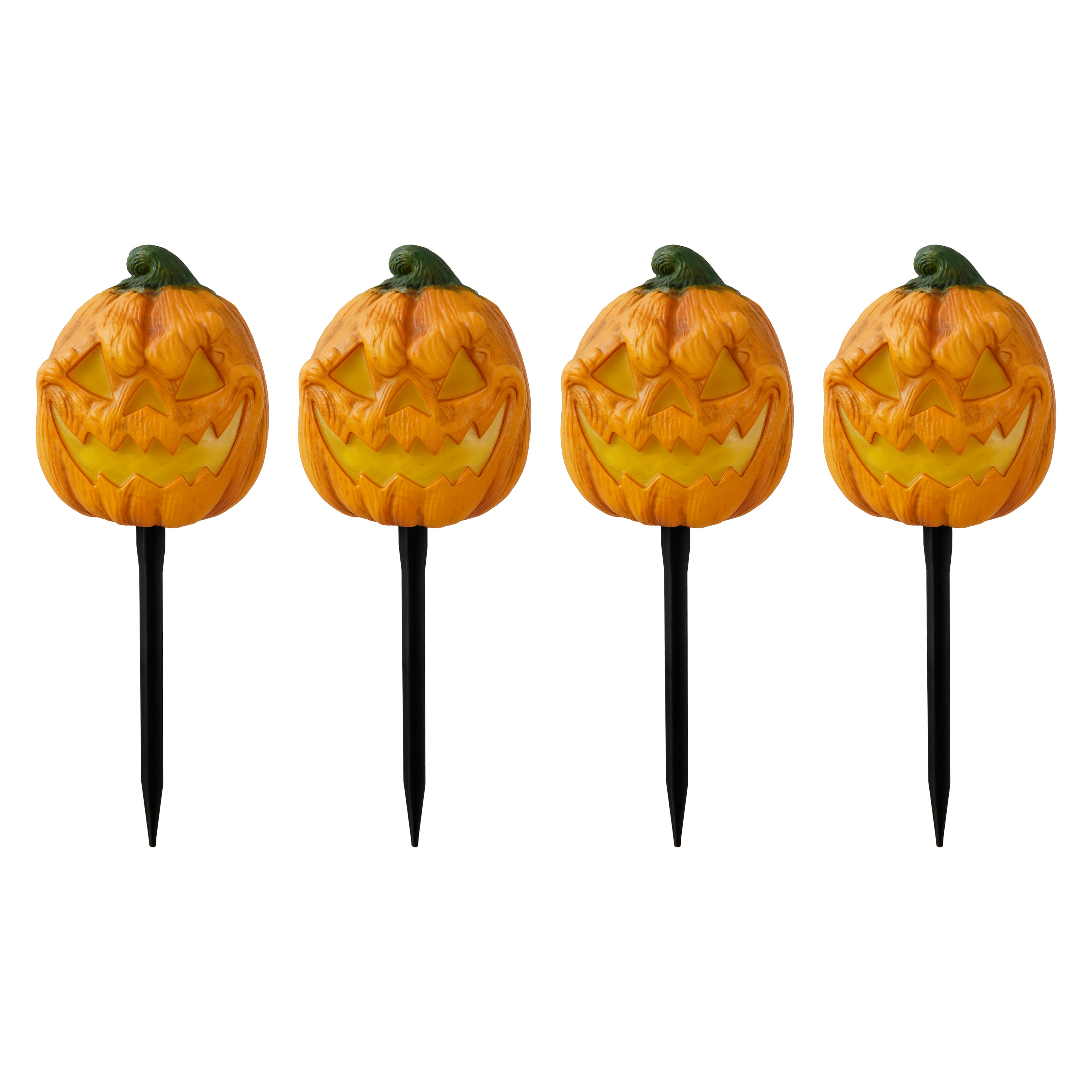 5ft. Light Up Pumpkin Pathway Stakes by Ashland&#xAE;