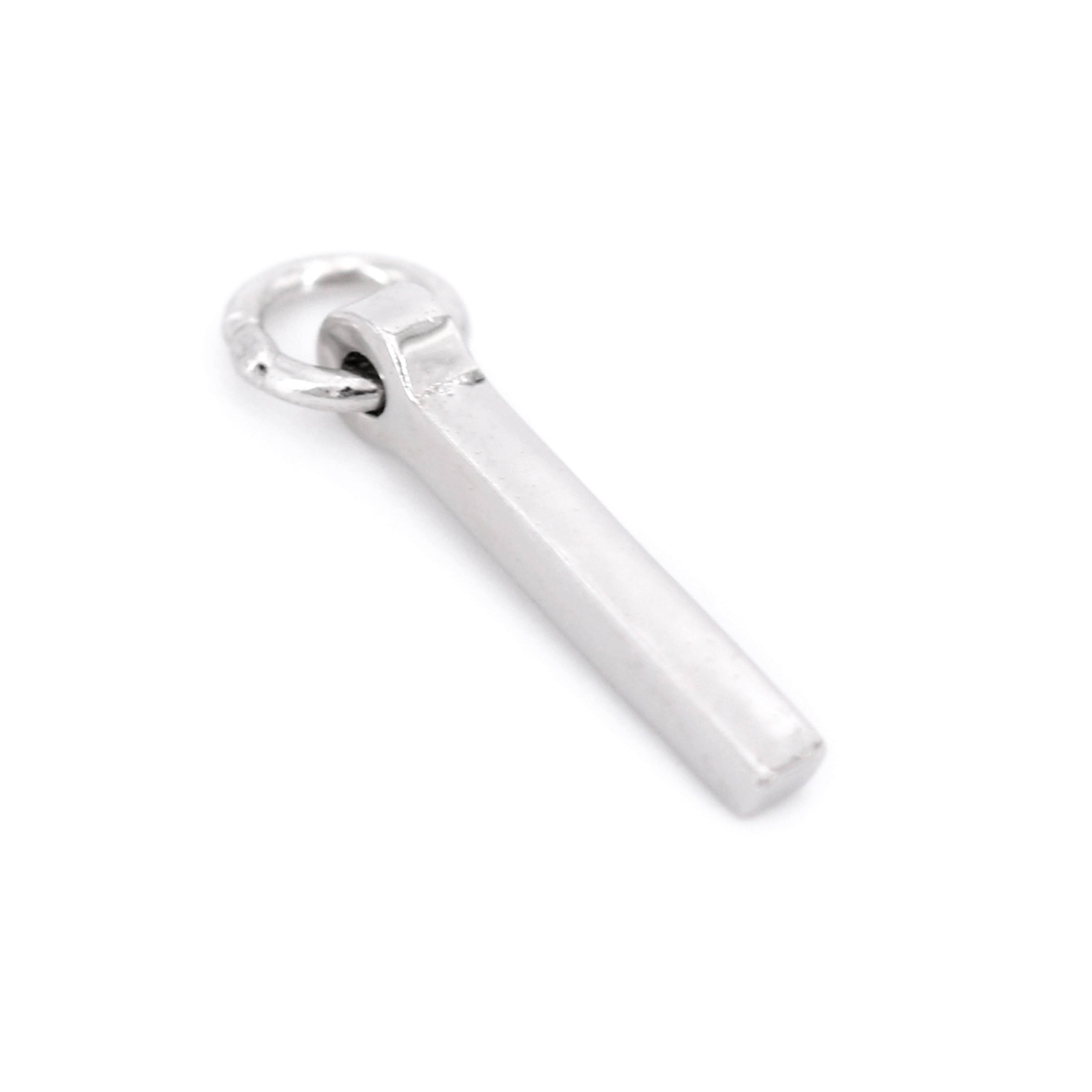 12 Pack: Sterling Silver Alphabet Charm by Bead Landing™