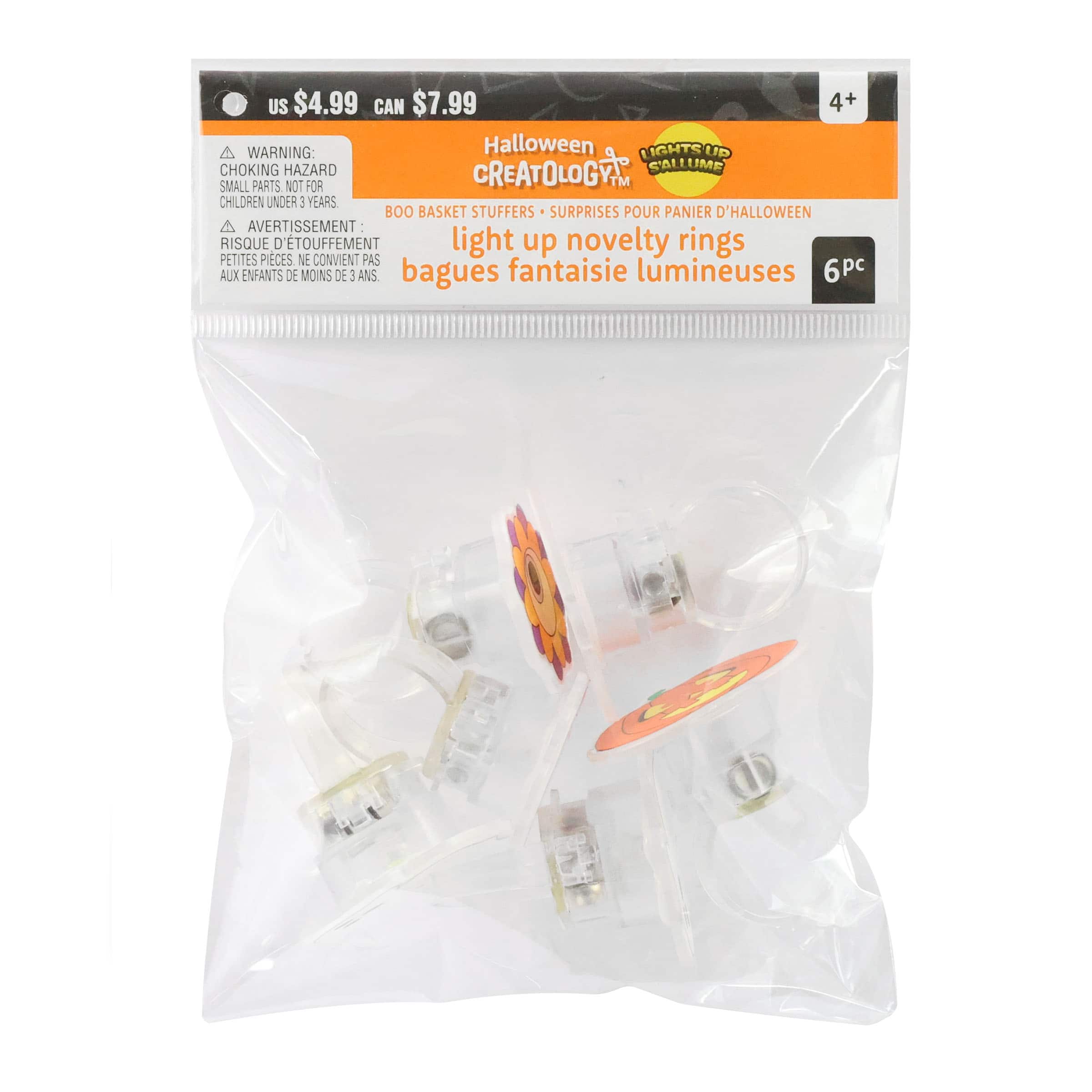 Halloween Light-Up Novelty Rings by Creatology&#x2122;