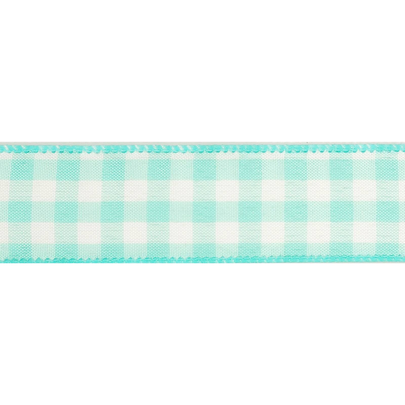 12 Pack: 1.5" x 10yd. Wired Gingham Ribbon by Celebrate It™