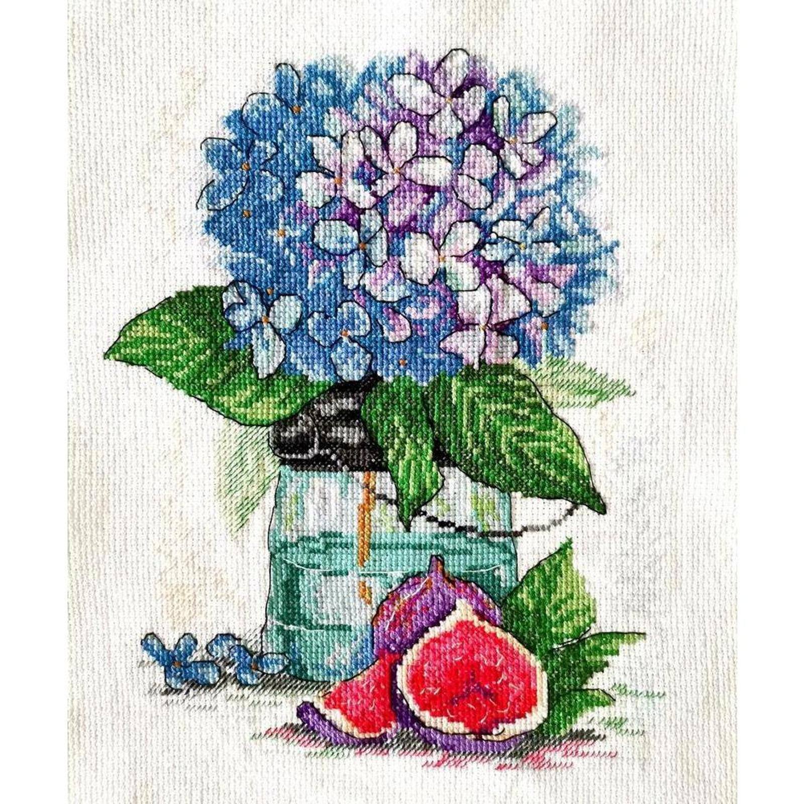 MP Studia Hydrangea Cross Stitch Kit