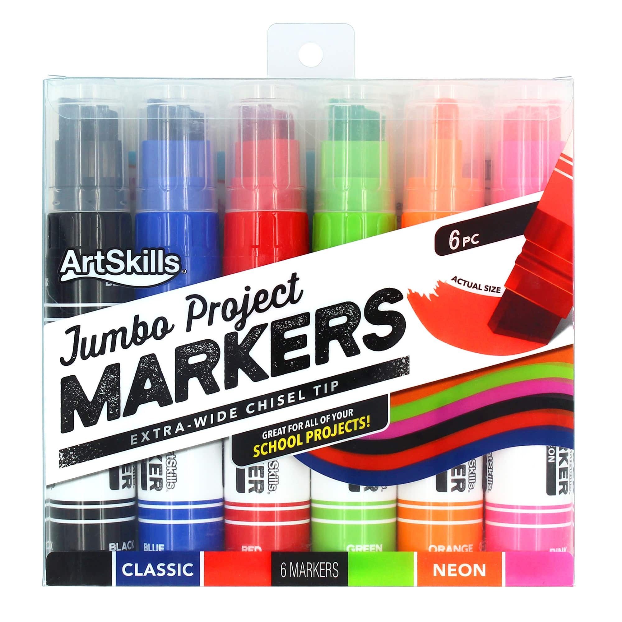 ArtSkills&#xAE; Jumbo Chisel Tip Markers for Signs &#x26; Projects