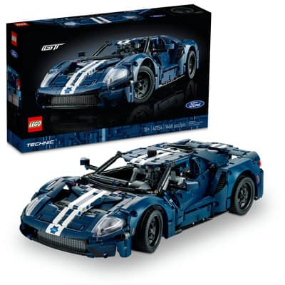 LEGO Technic 2022 Ford GT 42154 Building Kit for Adults (1, 466 Pieces) | 18.9" x 11.1" x 3.58" | Michaels
