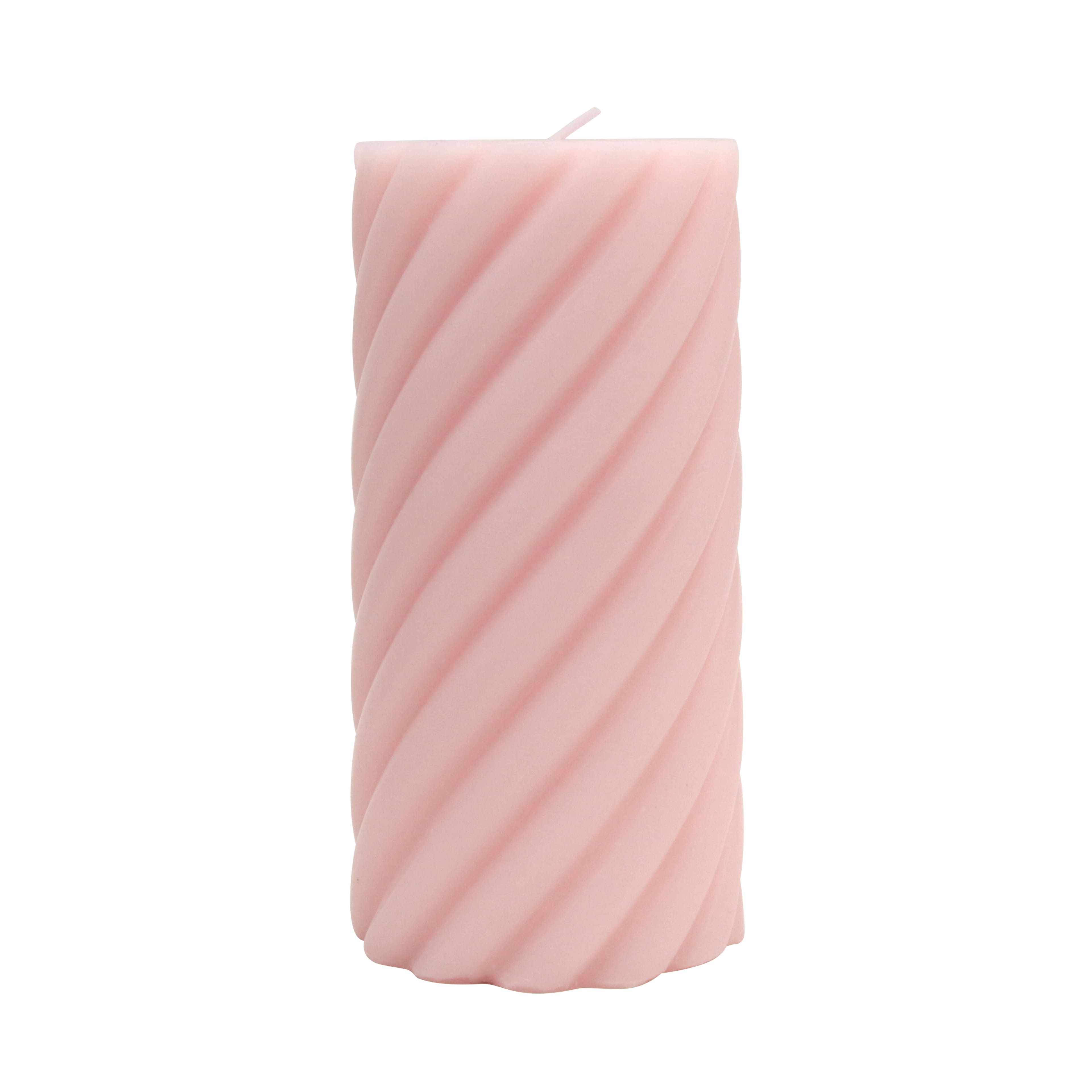 Lightly Fragranced Twist Pillar Candle by Ashland&#xAE;