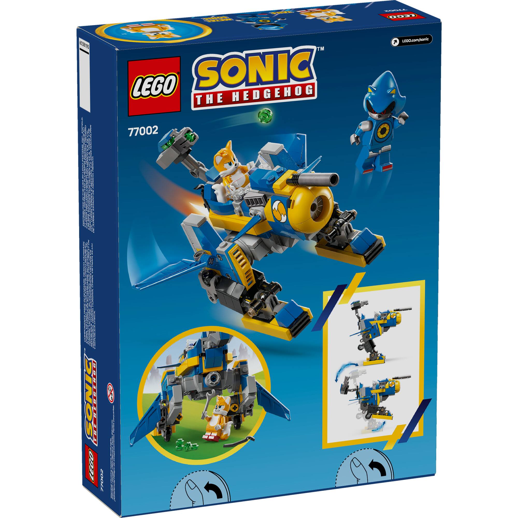 LEGO® Sonic the Hedgehog™ Cyclone vs. Metal Sonic Toys 77002