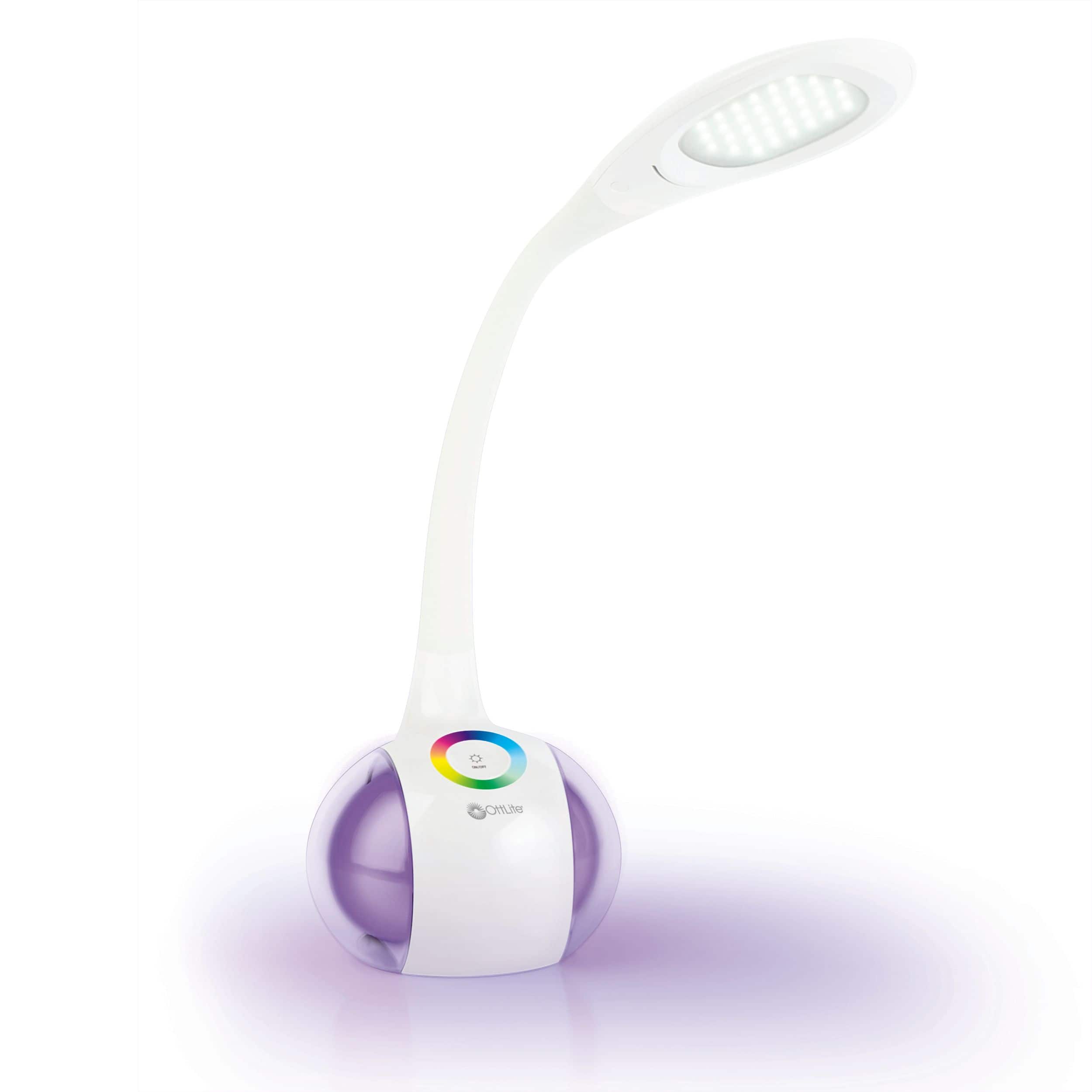 OttLite LED Desk Lamp with Color Changing Base