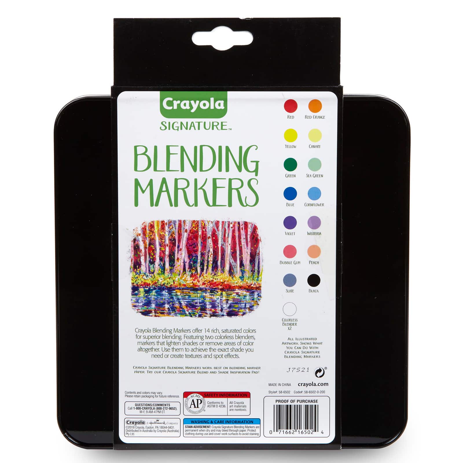 Crayola Blending Marker Kit with Decorative Case, 14 Vibrant Colors & 2  Colorless Blending Markers for Sale in Oviedo, FL - OfferUp