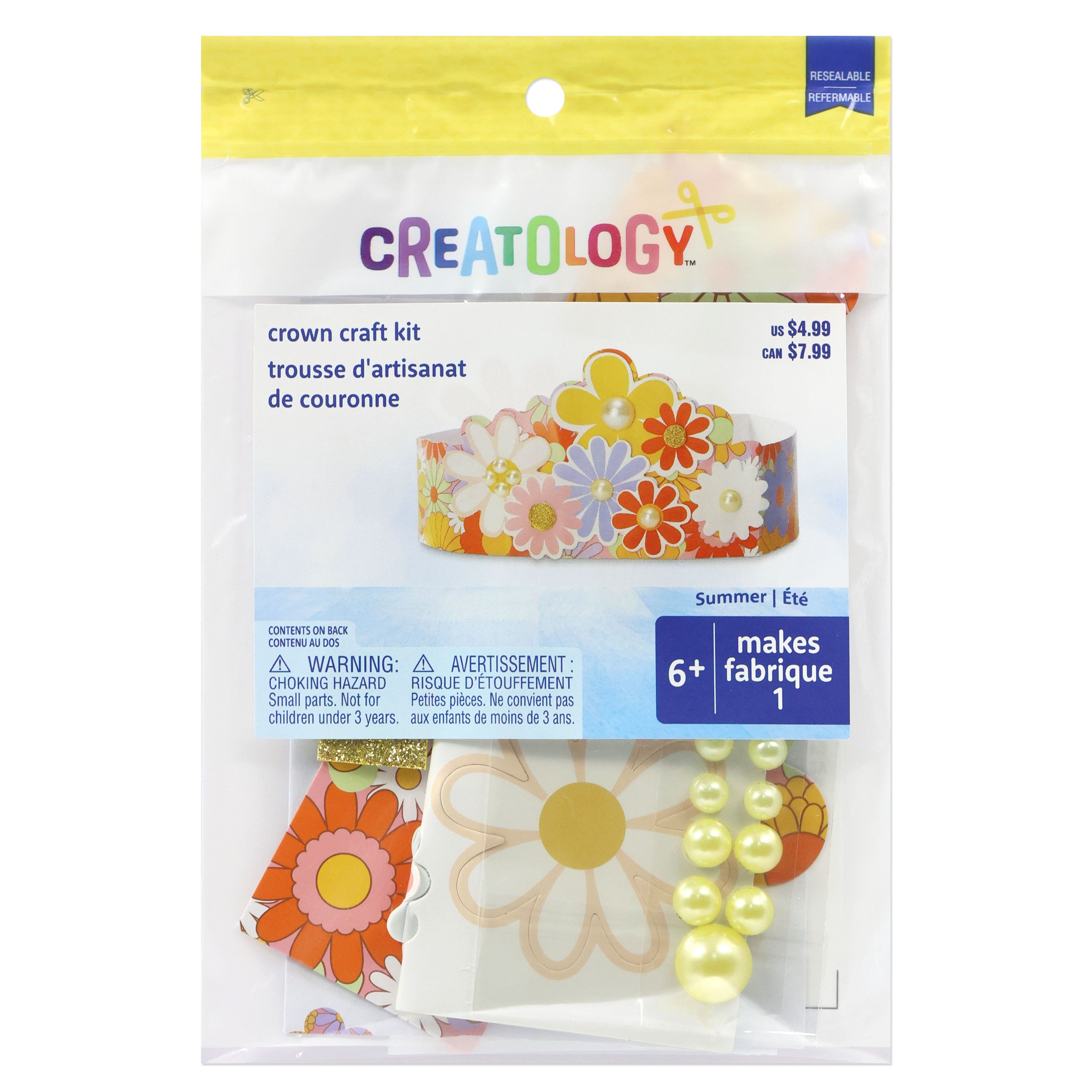 Summer Flower Crown Craft Kit by Creatology&#x2122;