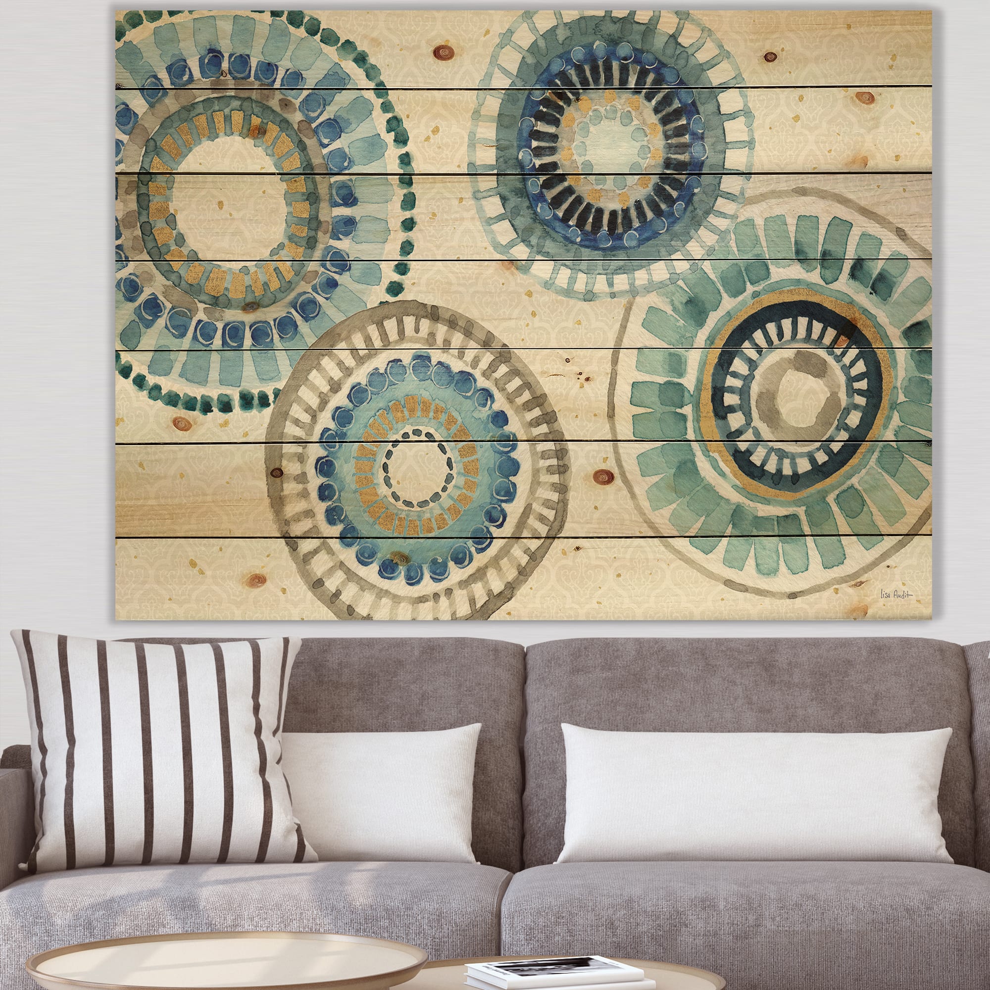 Designart - Modern Gold Timetable II