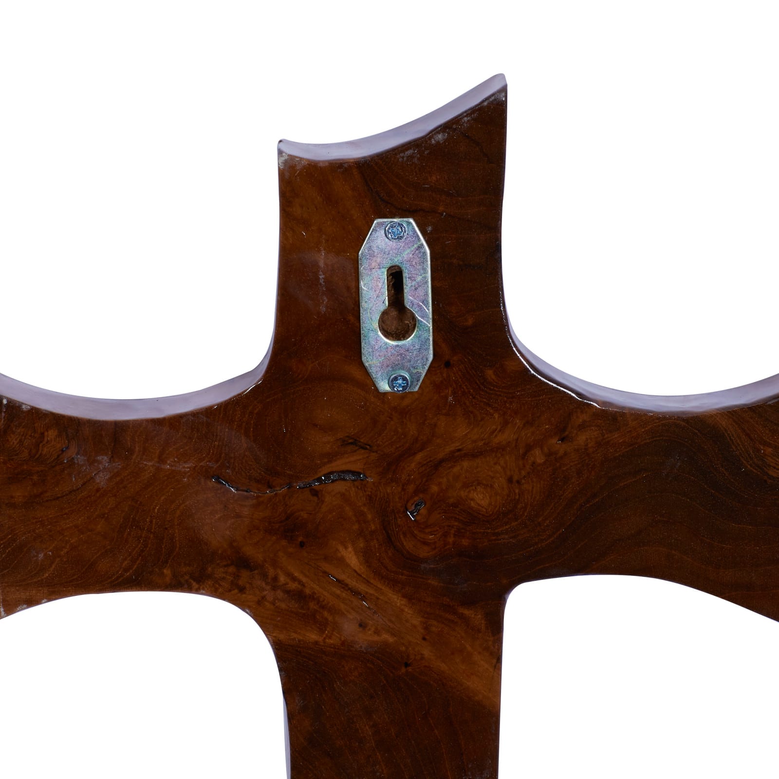 Brown Teak Wood Eclectic Style Wall Decor 14" x 10" x 1"