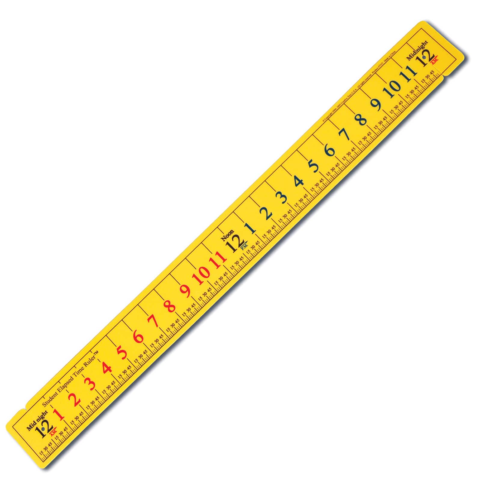 TickiT® Student Elapsed Time Ruler™, 12ct.