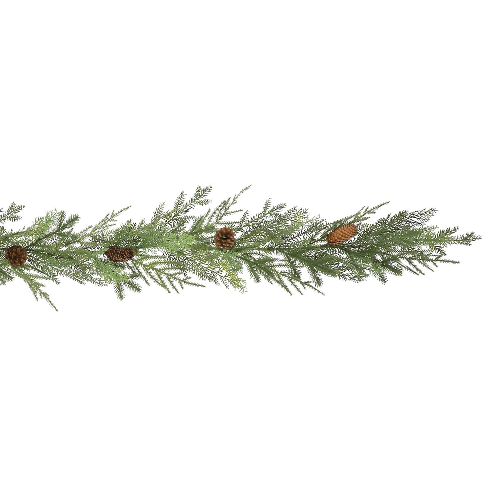6ft. Pre-Lit Cypress &#x26; Pinecone Garland by Ashland&#xAE;