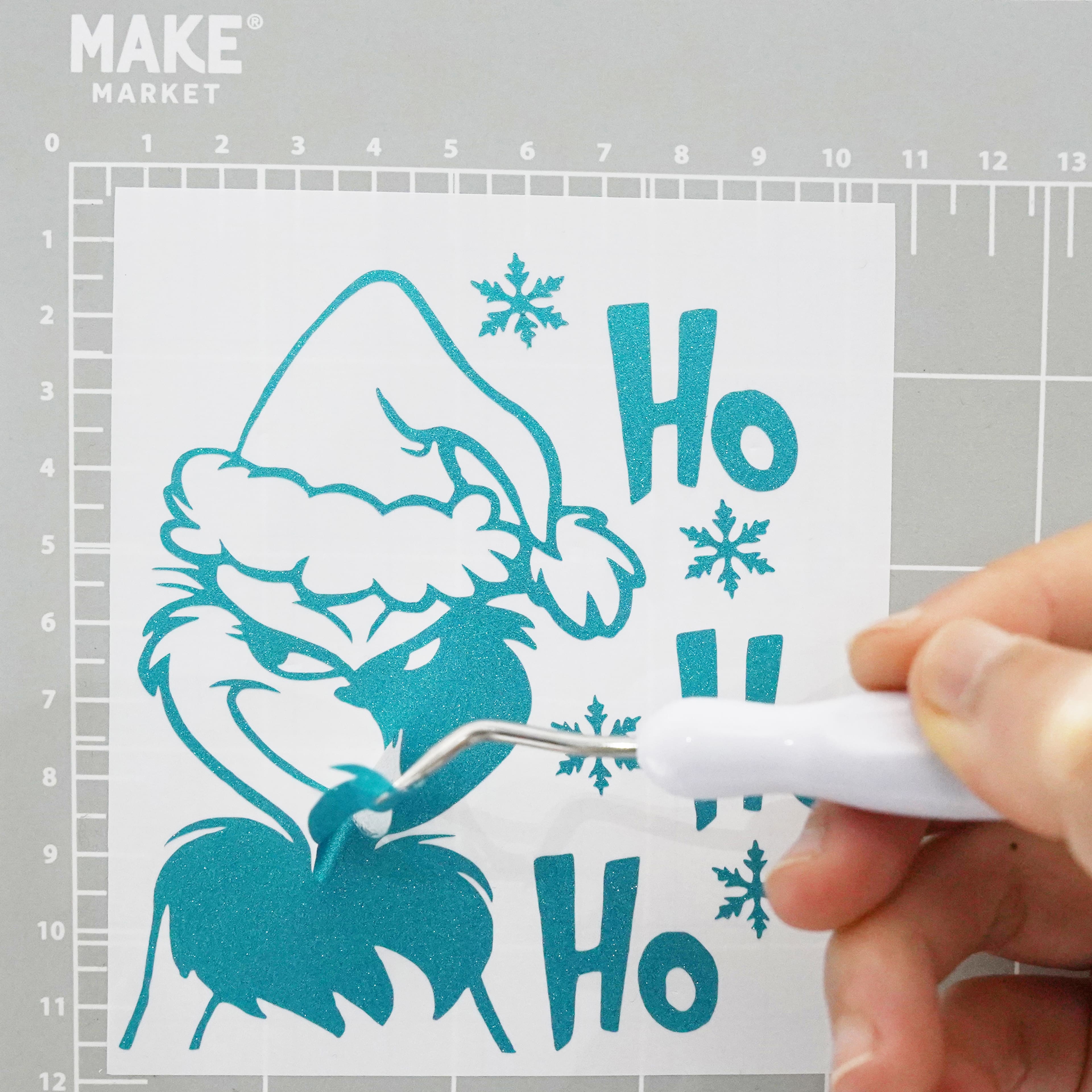 12 Pack: Glitter Permanent Vinyl by Make Market®