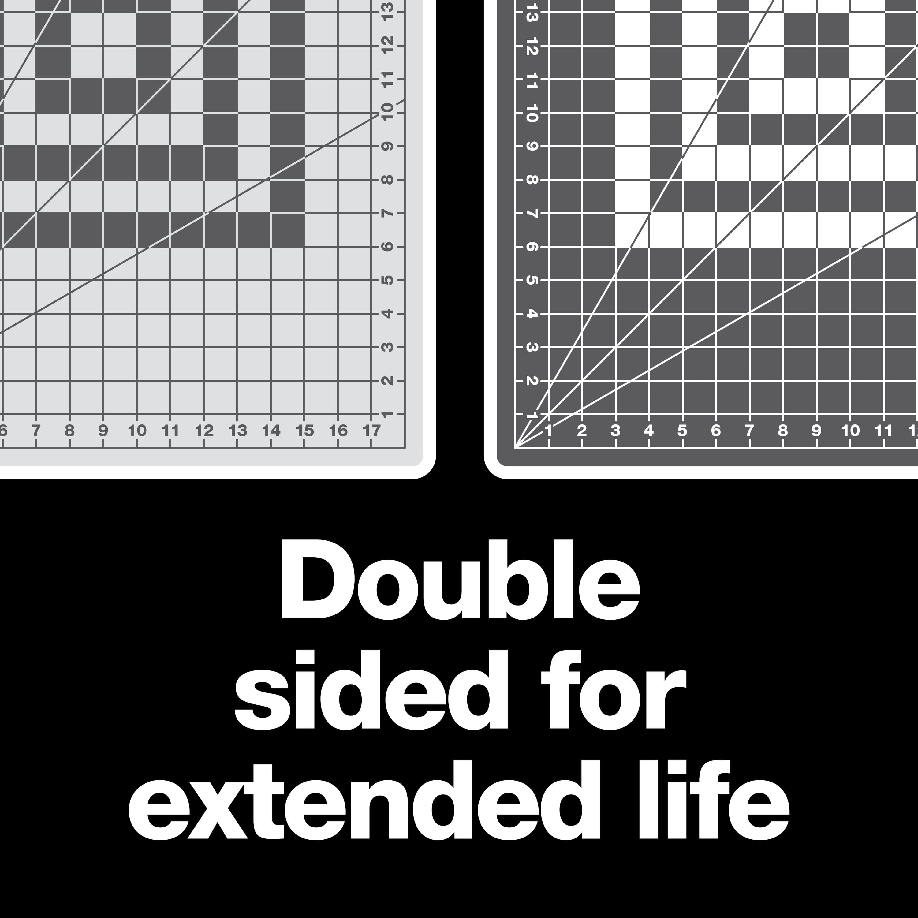 6 Pack: Fiskars® Double-Sided Rotary Cutting Mat