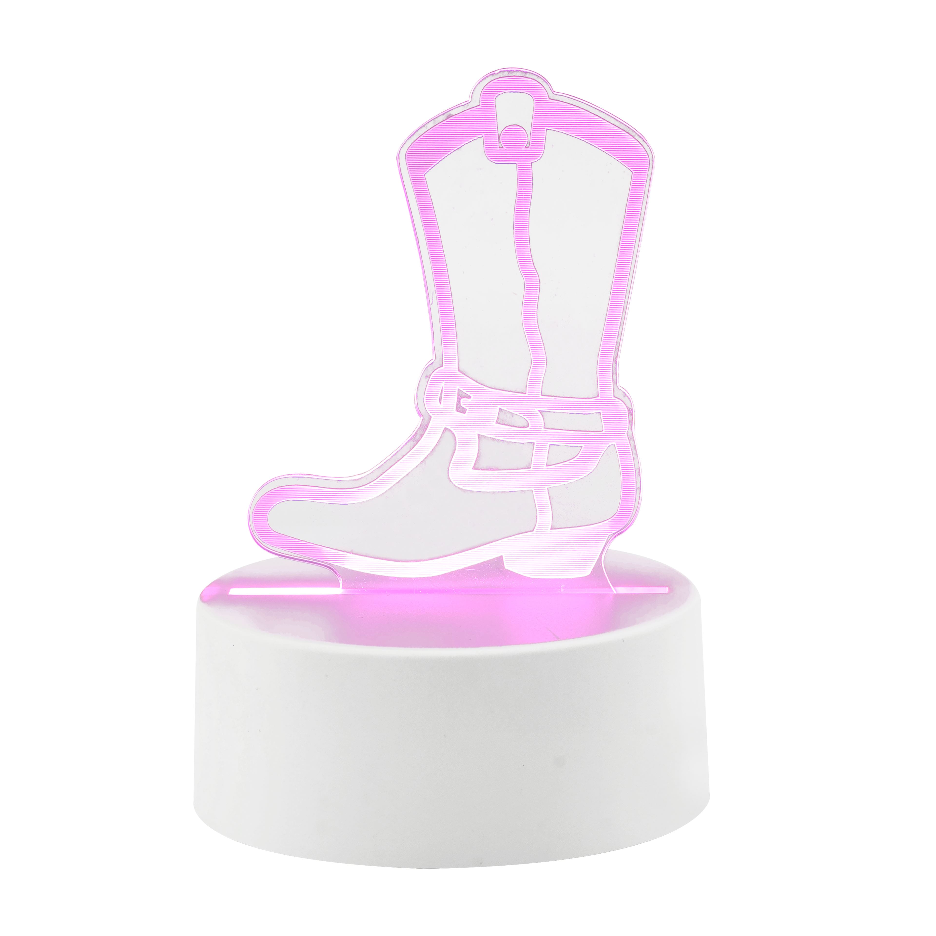 Assorted Western Icon Acrylic USB Light, 1pc. by Fab Finds