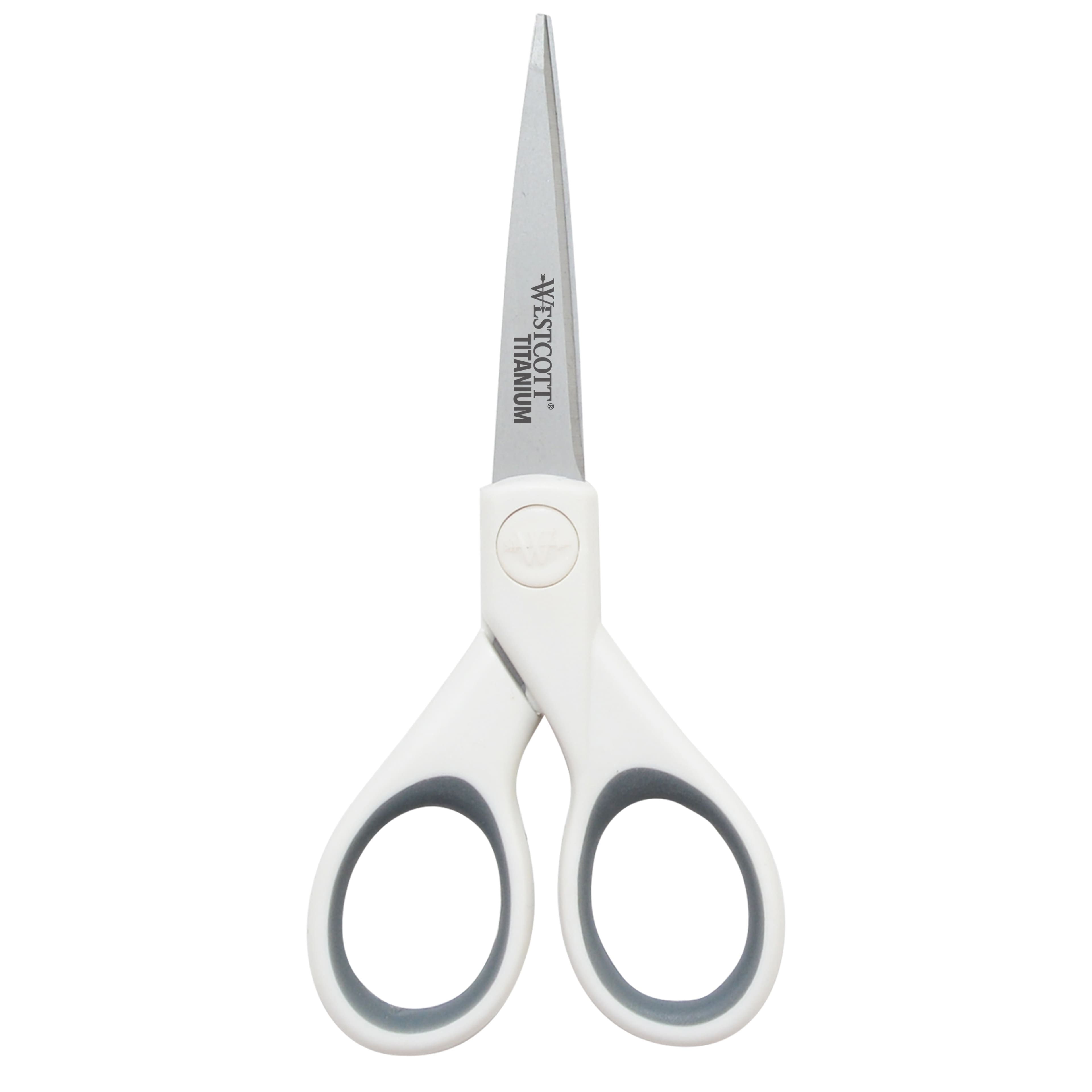 Westcott&#xAE; 8&#x22; Bent &#x26; 5&#x22; Micro Tip Titanium Scissor Set