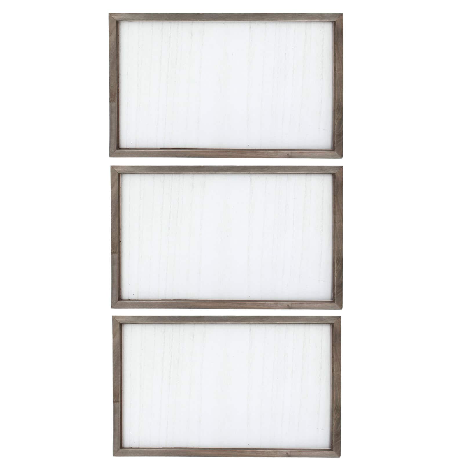 ArtSkills® 19" Large Rustic Framed Wooden Plaque Set