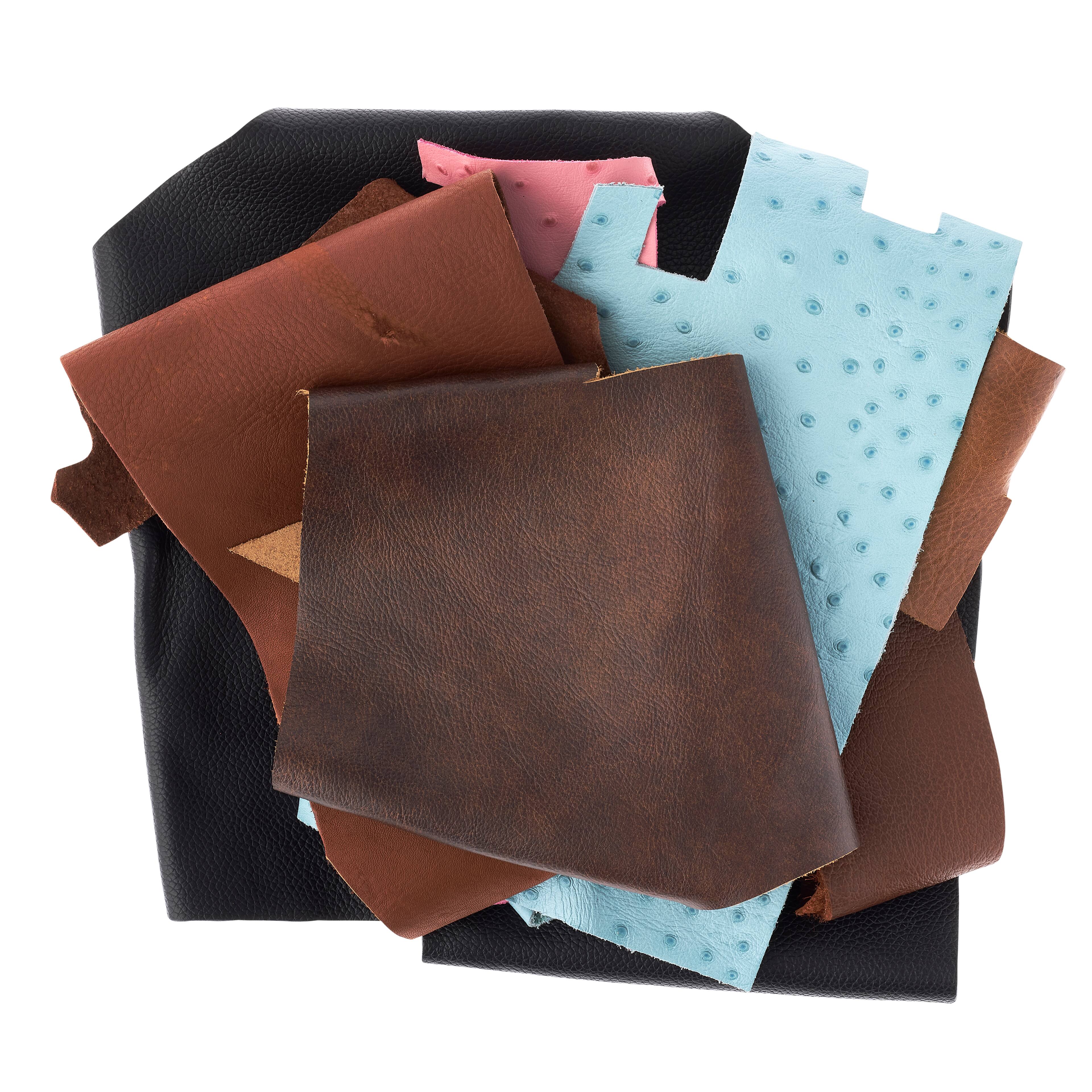 12 Pack: Premium Leather Remnants by ArtMinds&#x2122;