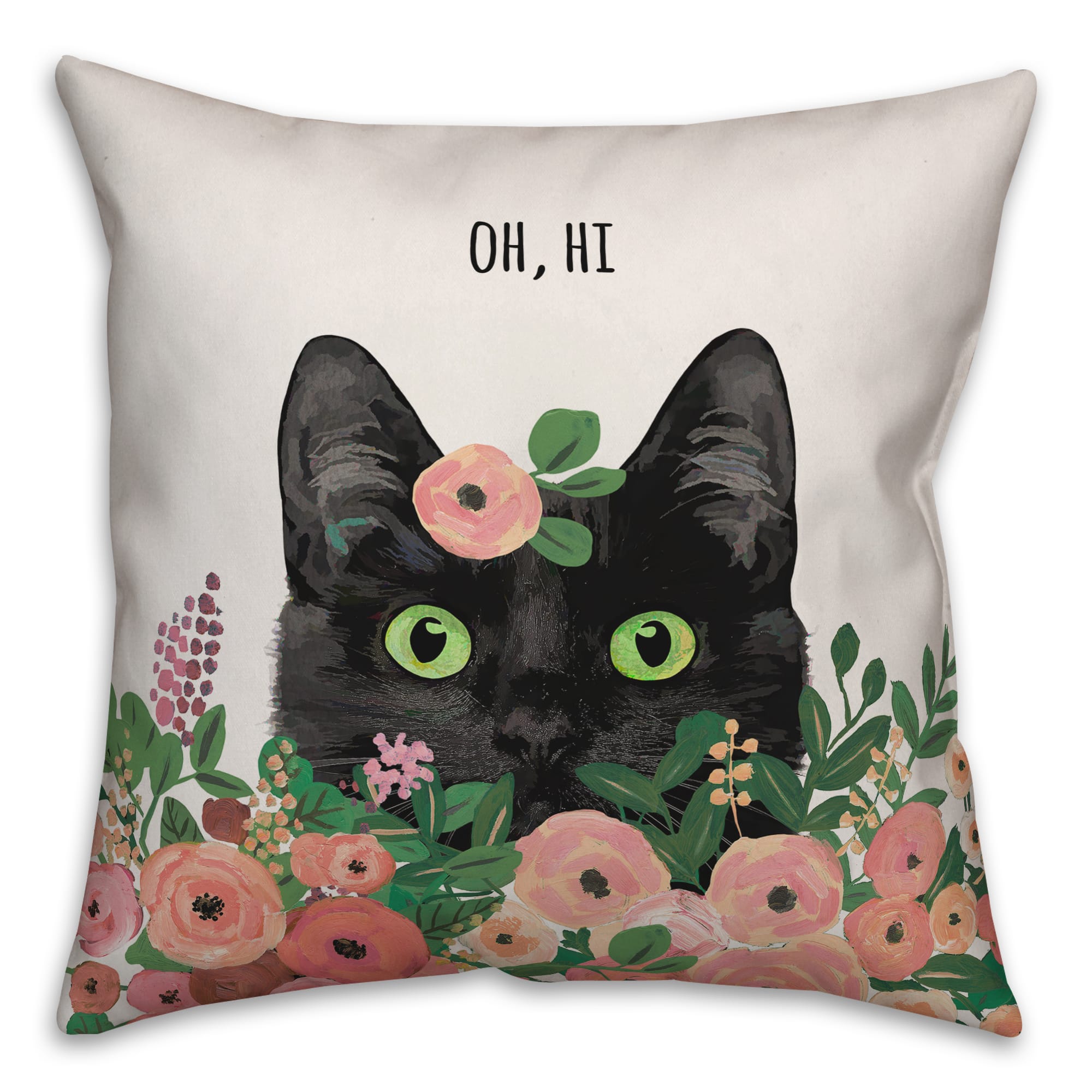Oh, Hi Throw Pillow