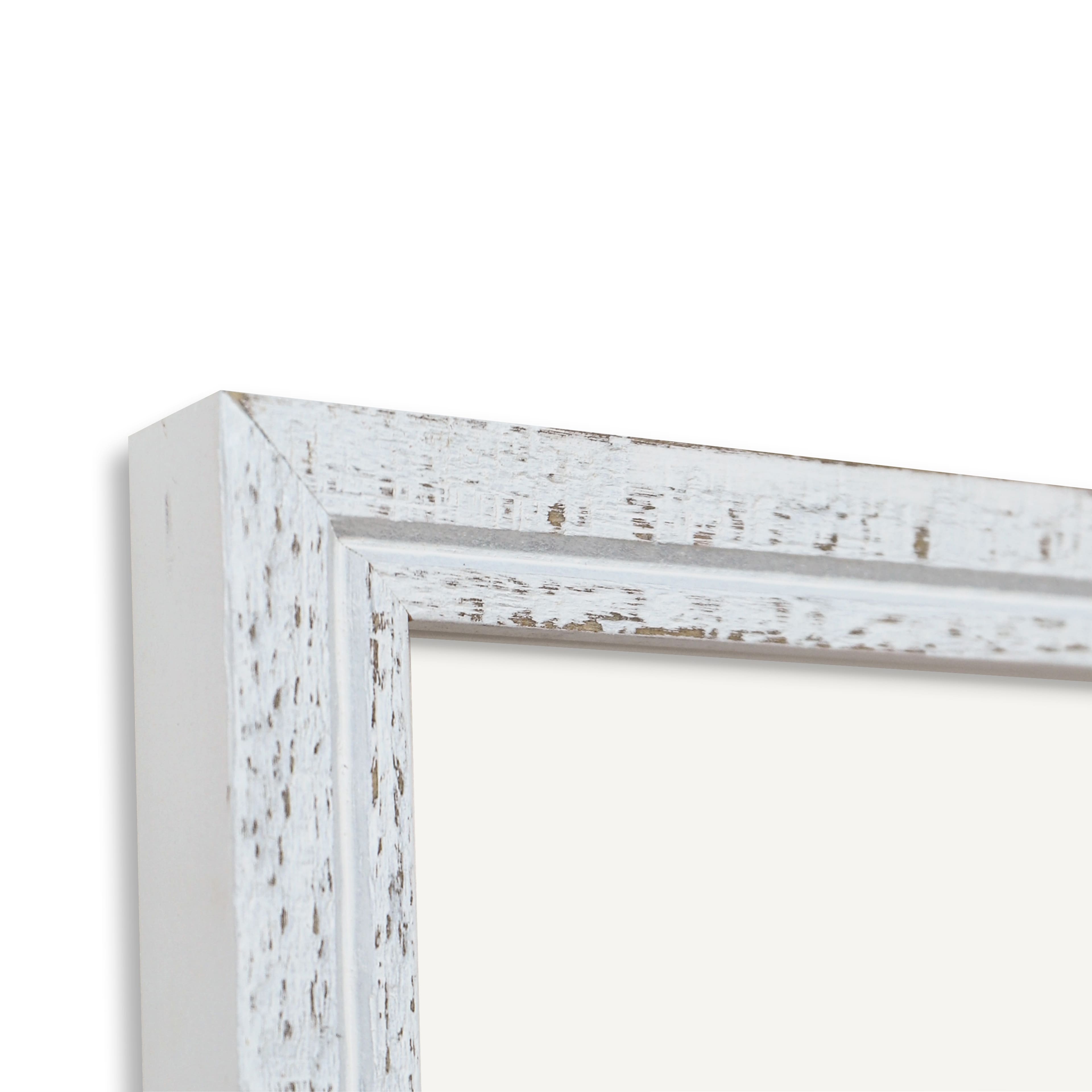 Home™ White Distressed Float Frame by Studio Décor