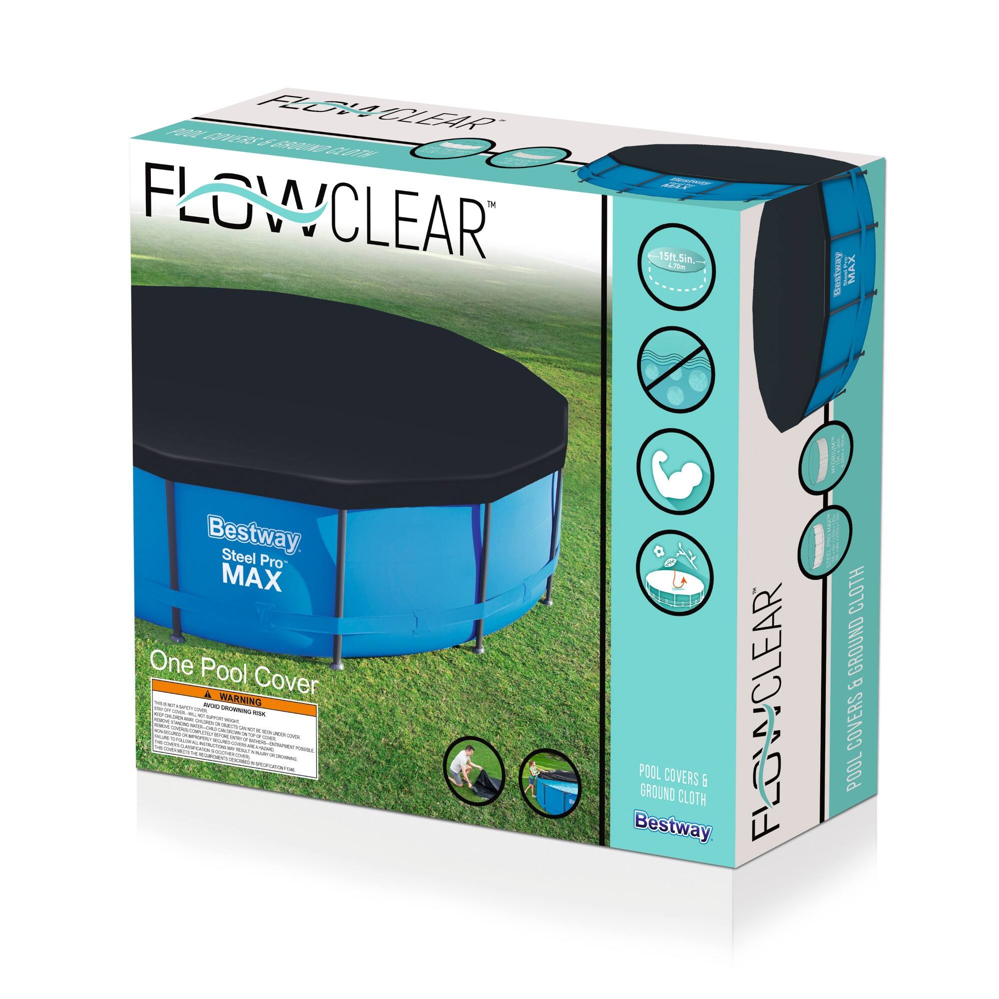 Bestway Flowclear&#x2122; 15ft. Pool Cover