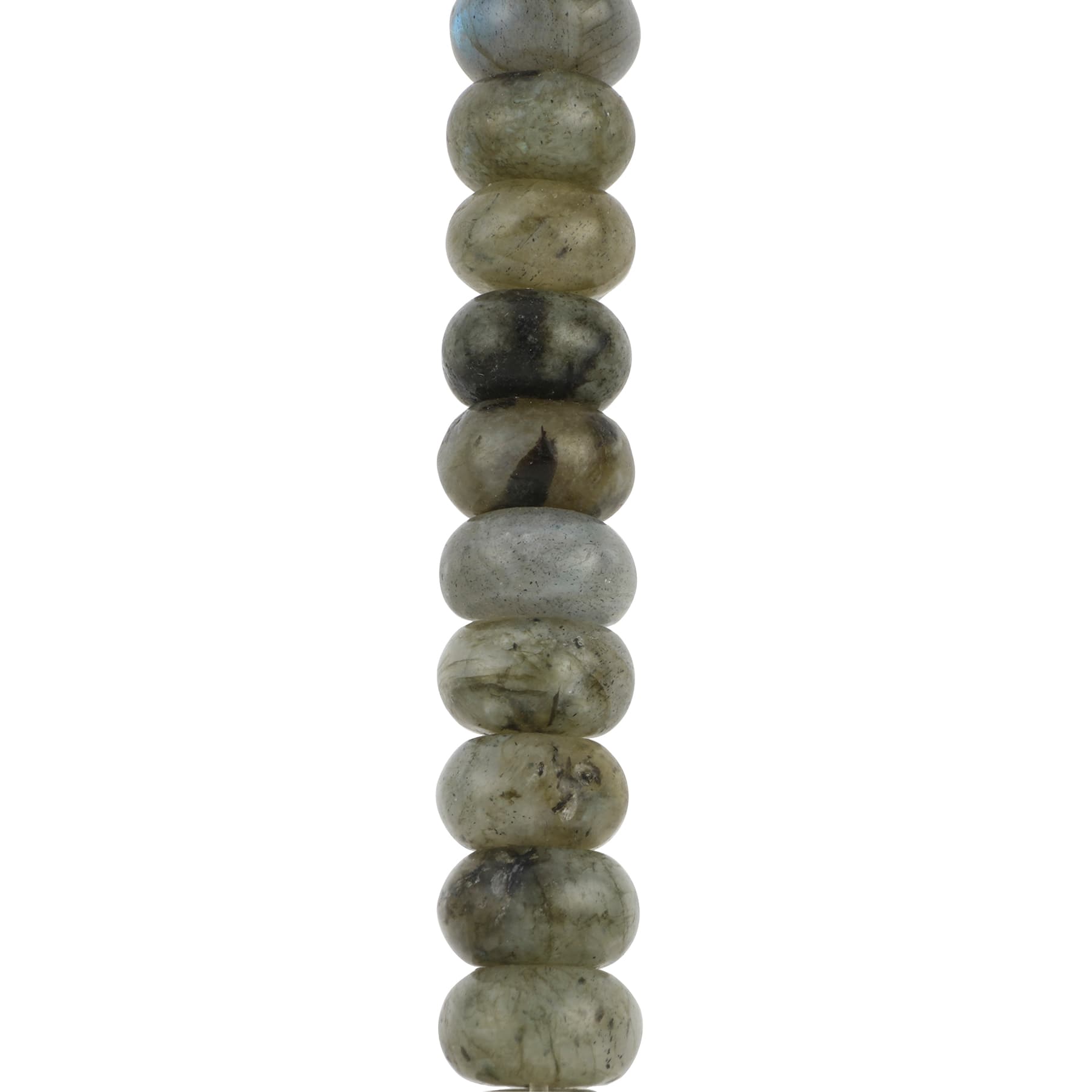 Green Labradorite Rondelle Beads, 8mm by Bead Landing&#x2122;