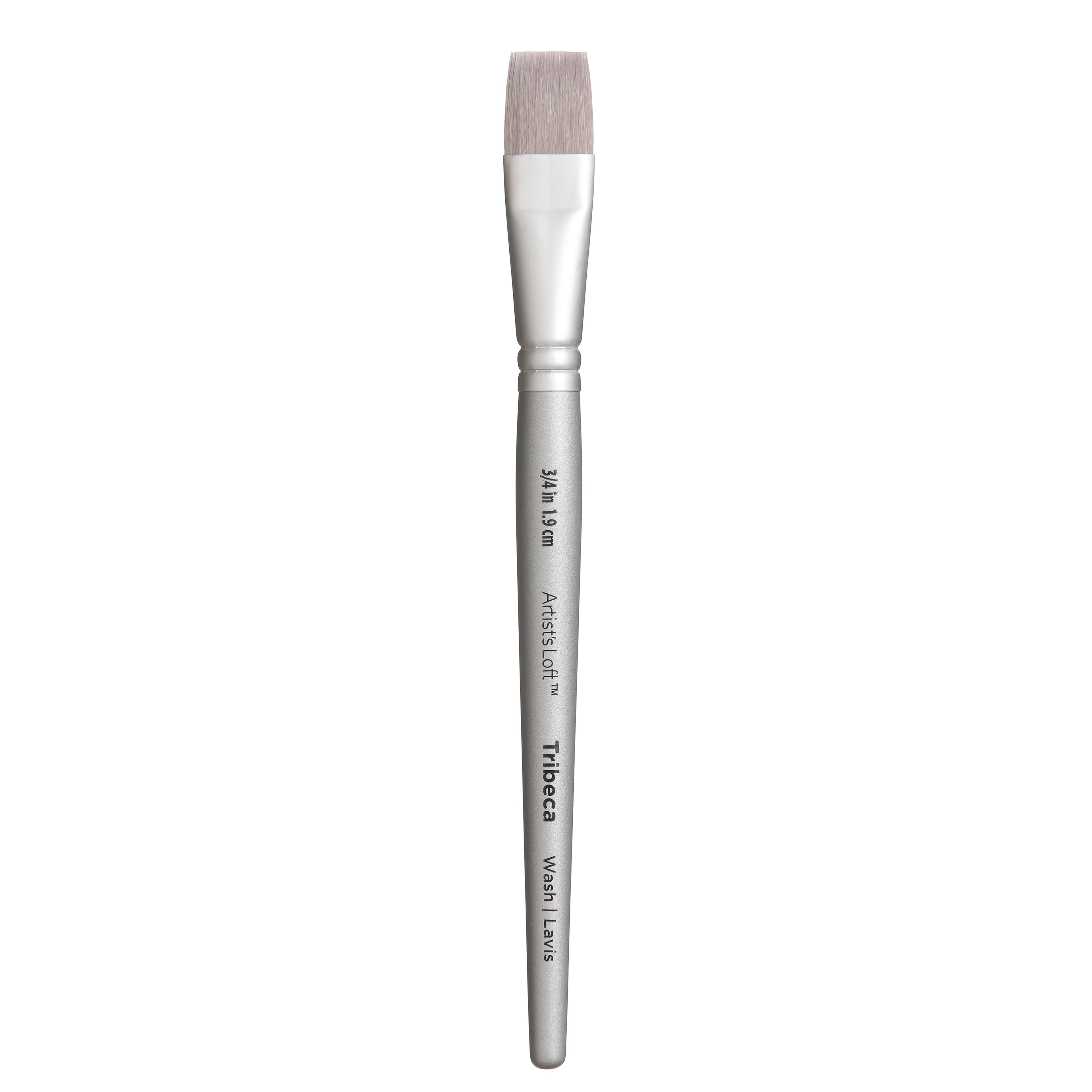 Tribeca Synthetic Short Handle Wash Brush by Artist&#x27;s Loft&#x2122;, 3/4&#x22;