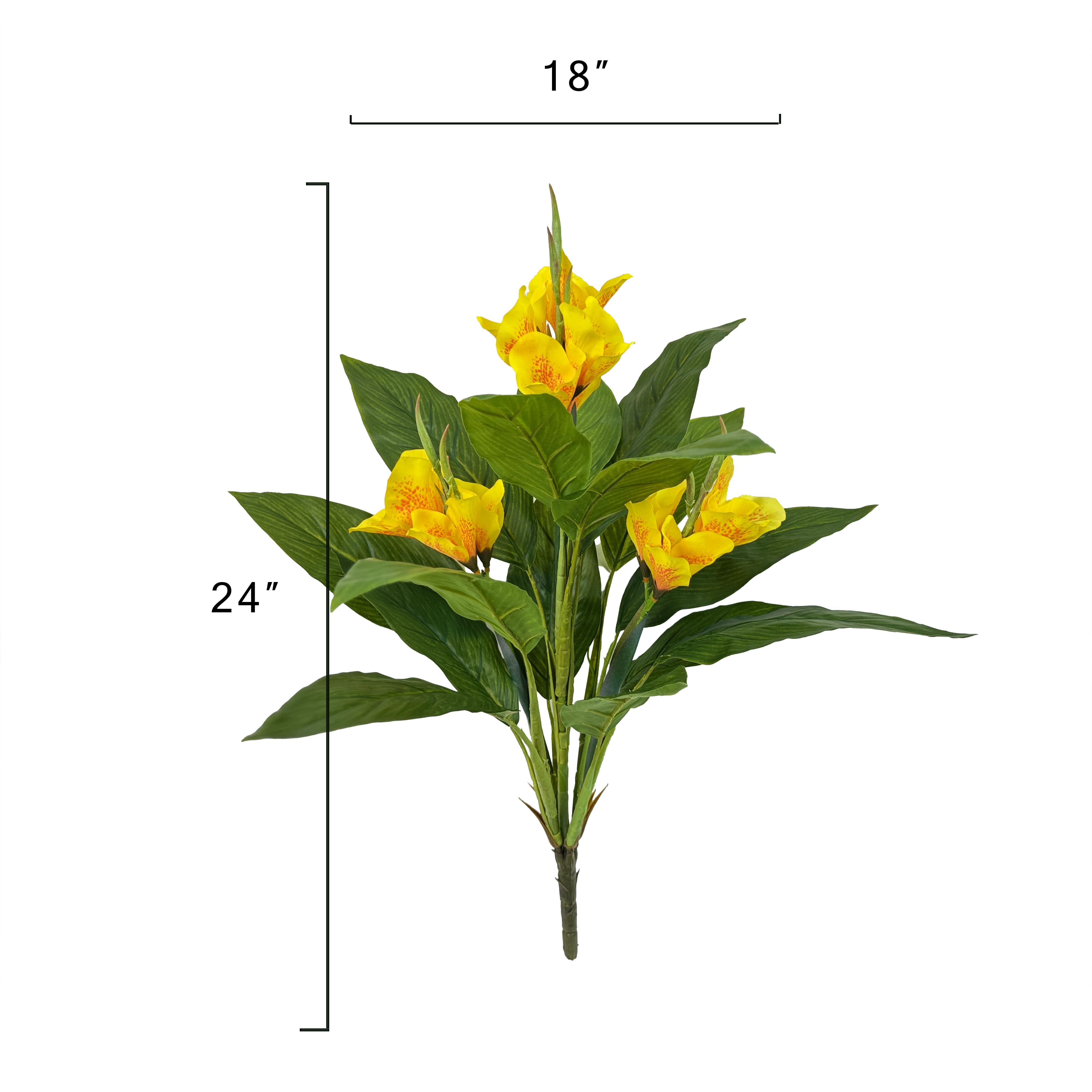 25&#x22; Yellow Canna Bush by Ashland&#xAE;