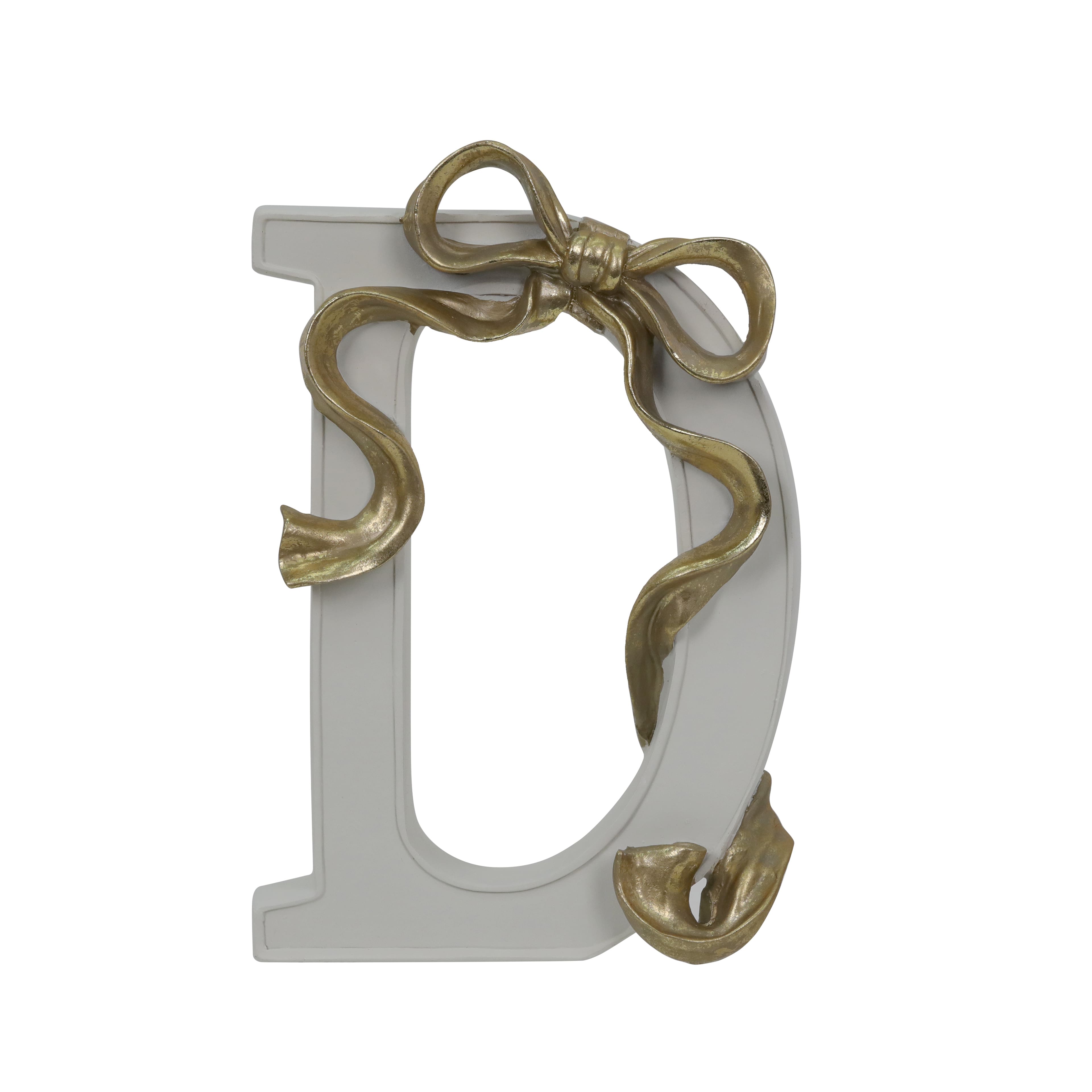8.25&#x22; Gold Bow Monogram Letter by Ashland&#xAE;