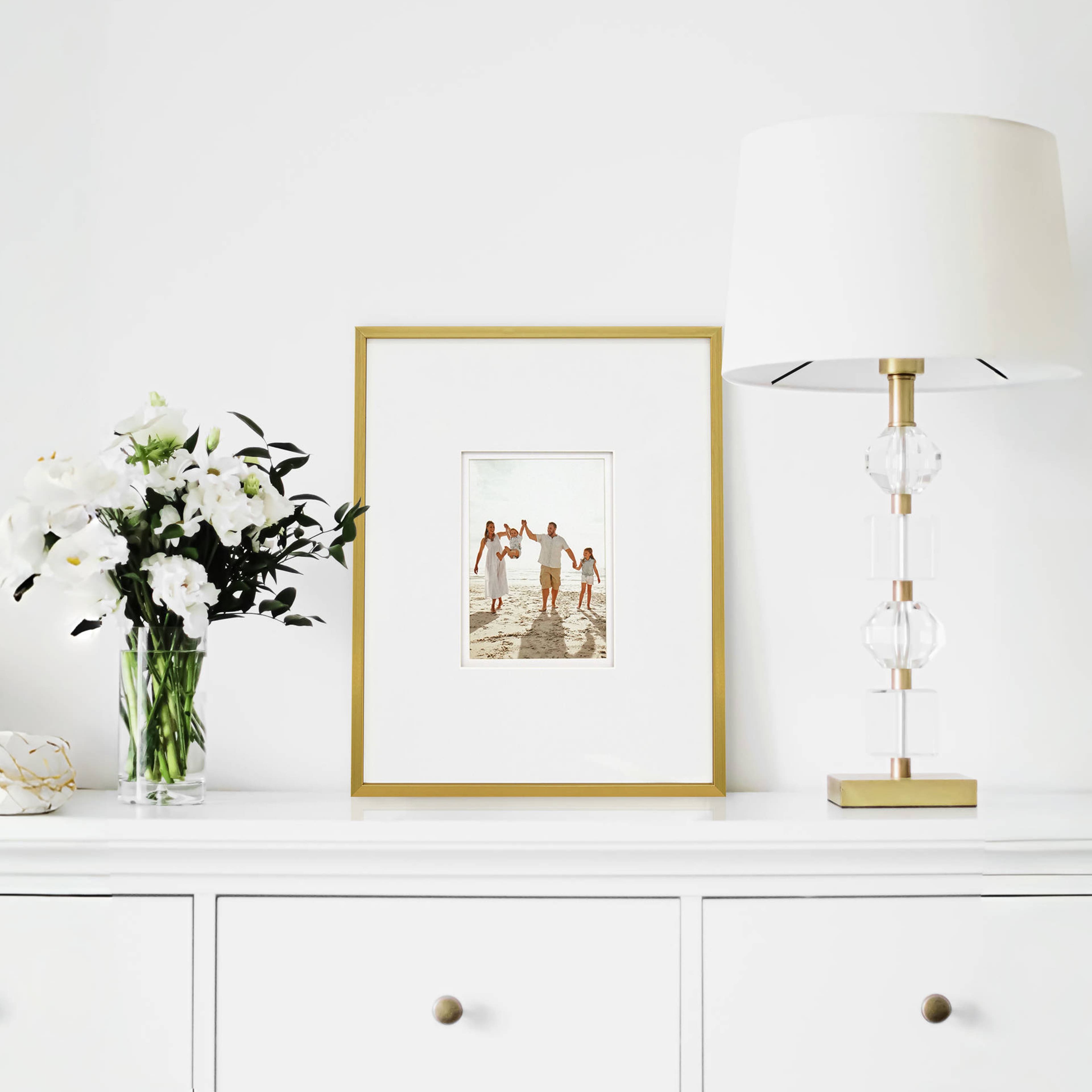 Gallery&#x2122; Gold Frame with Mat by Studio D&#xE9;cor&#xAE;